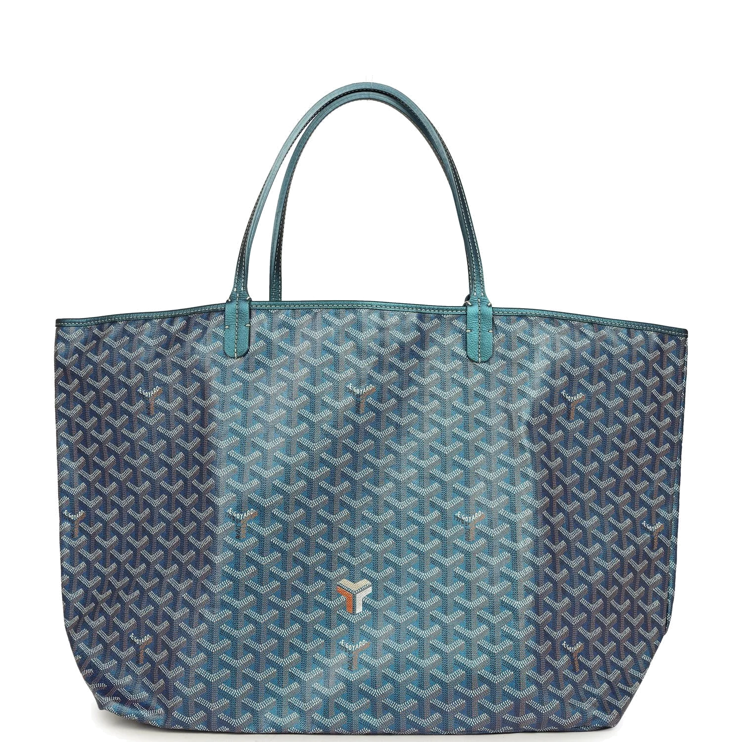 Goyard Goyardine Pearly Blue Saint Louis GM Tote Bag — фото 2