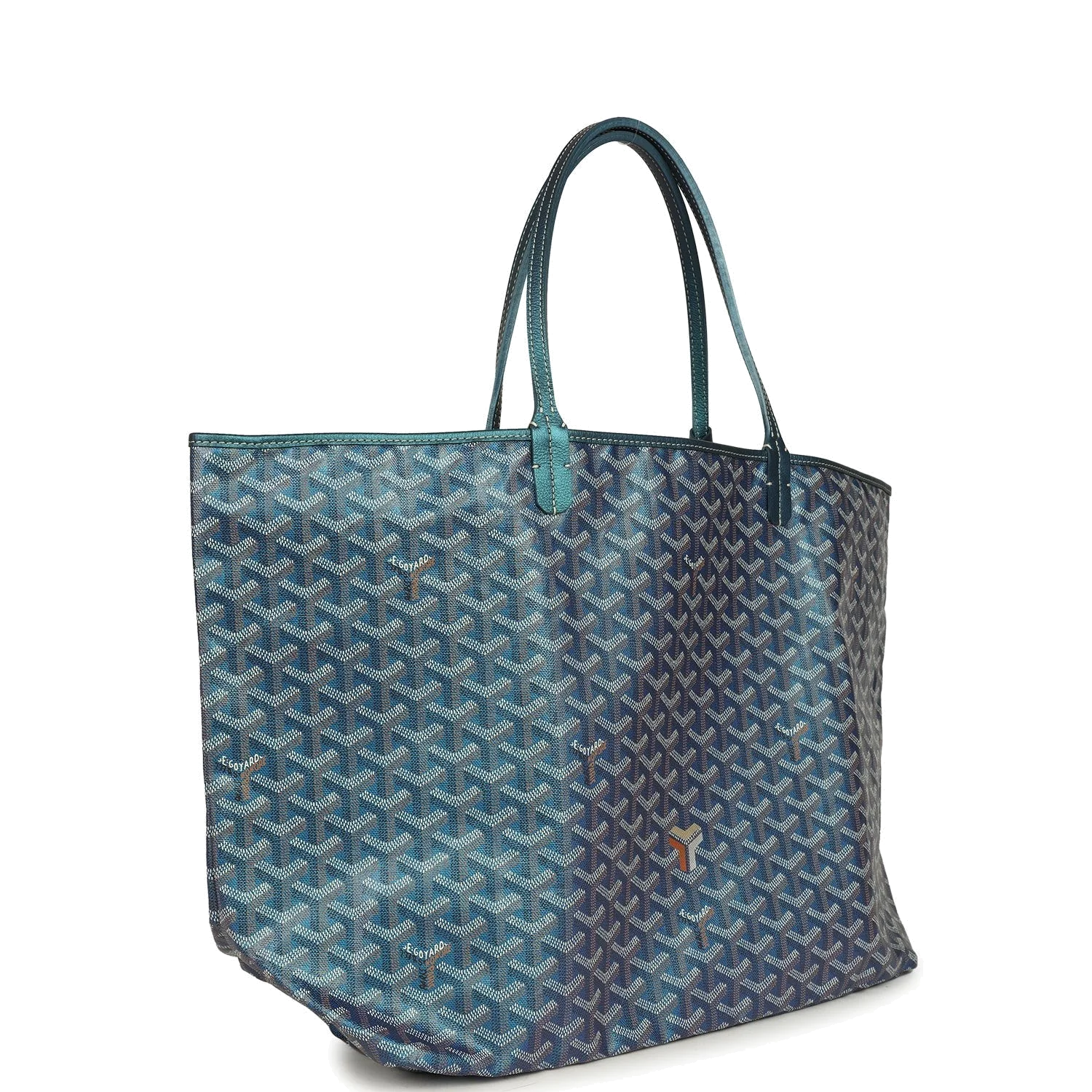 Goyard Goyardine Pearly Blue Saint Louis GM Tote Bag — фото 3