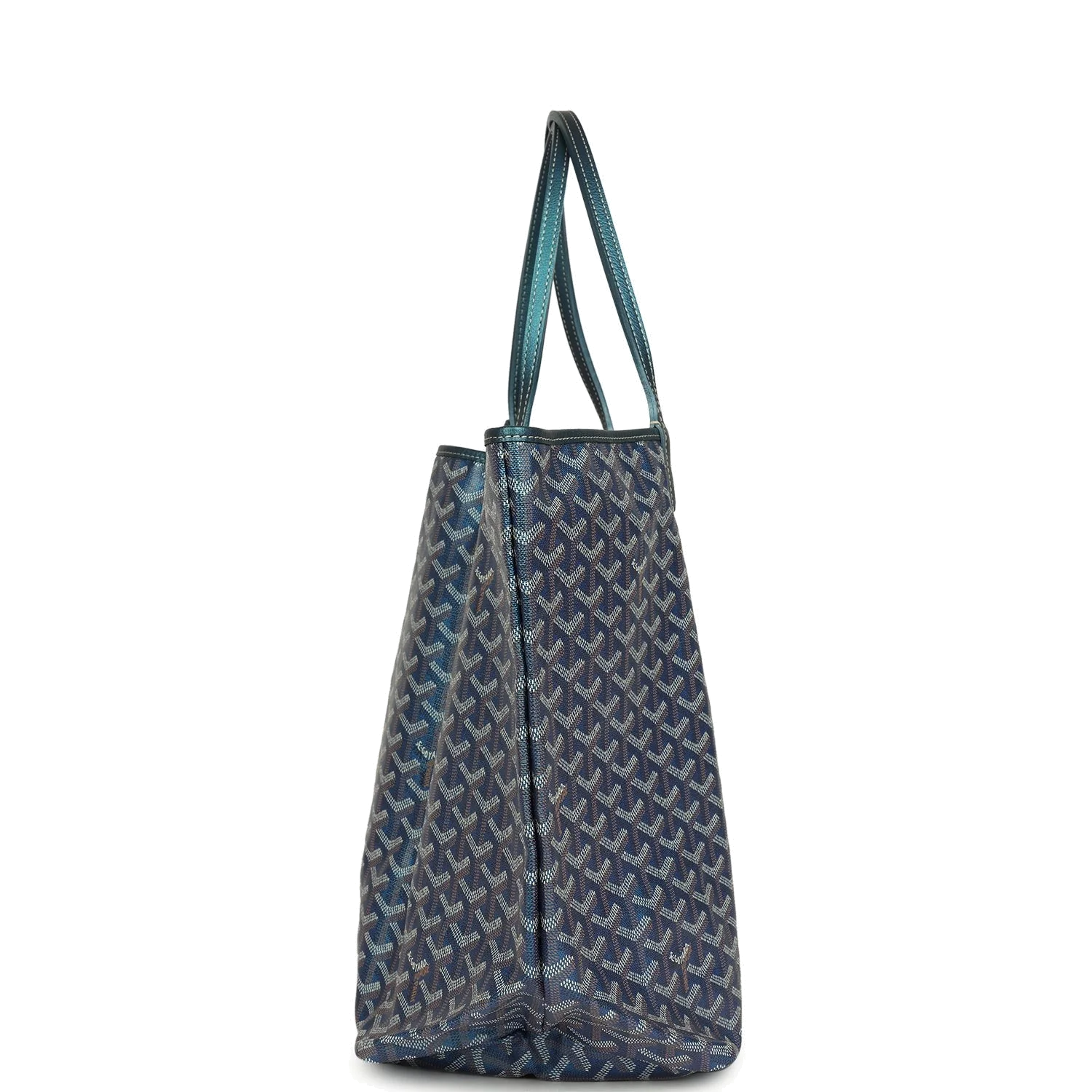 Goyard Goyardine Pearly Blue Saint Louis GM Tote Bag — фото 4