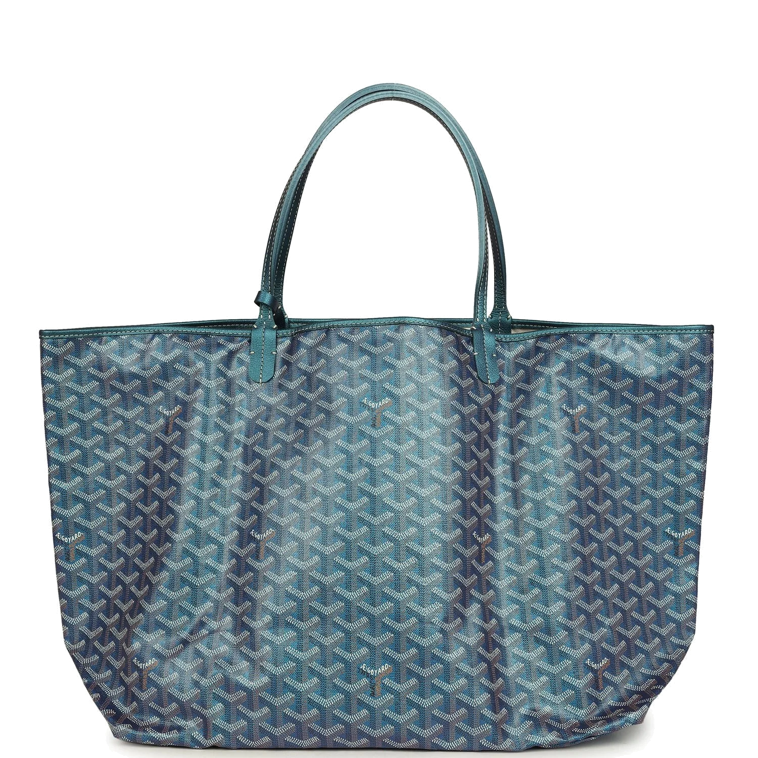 Goyard Goyardine Pearly Blue Saint Louis GM Tote Bag — фото 5