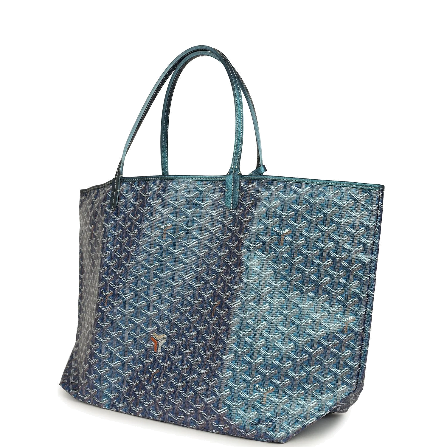 Goyard Goyardine Pearly Blue Saint Louis GM Tote Bag — фото 6