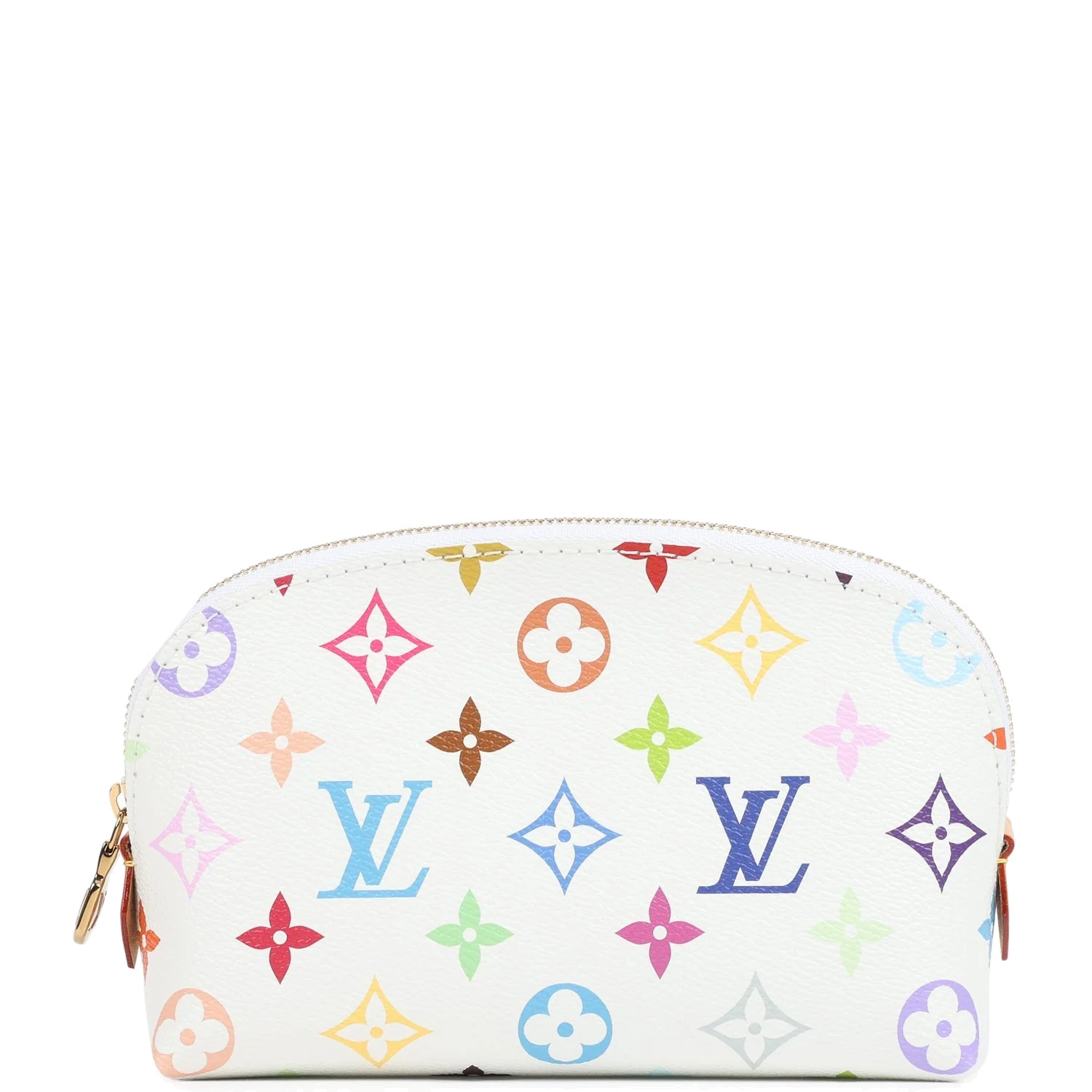 Louis Vuitton X Takashi Murakami Cosmetic Pouch PM White Multicolored Monogram — фото 2