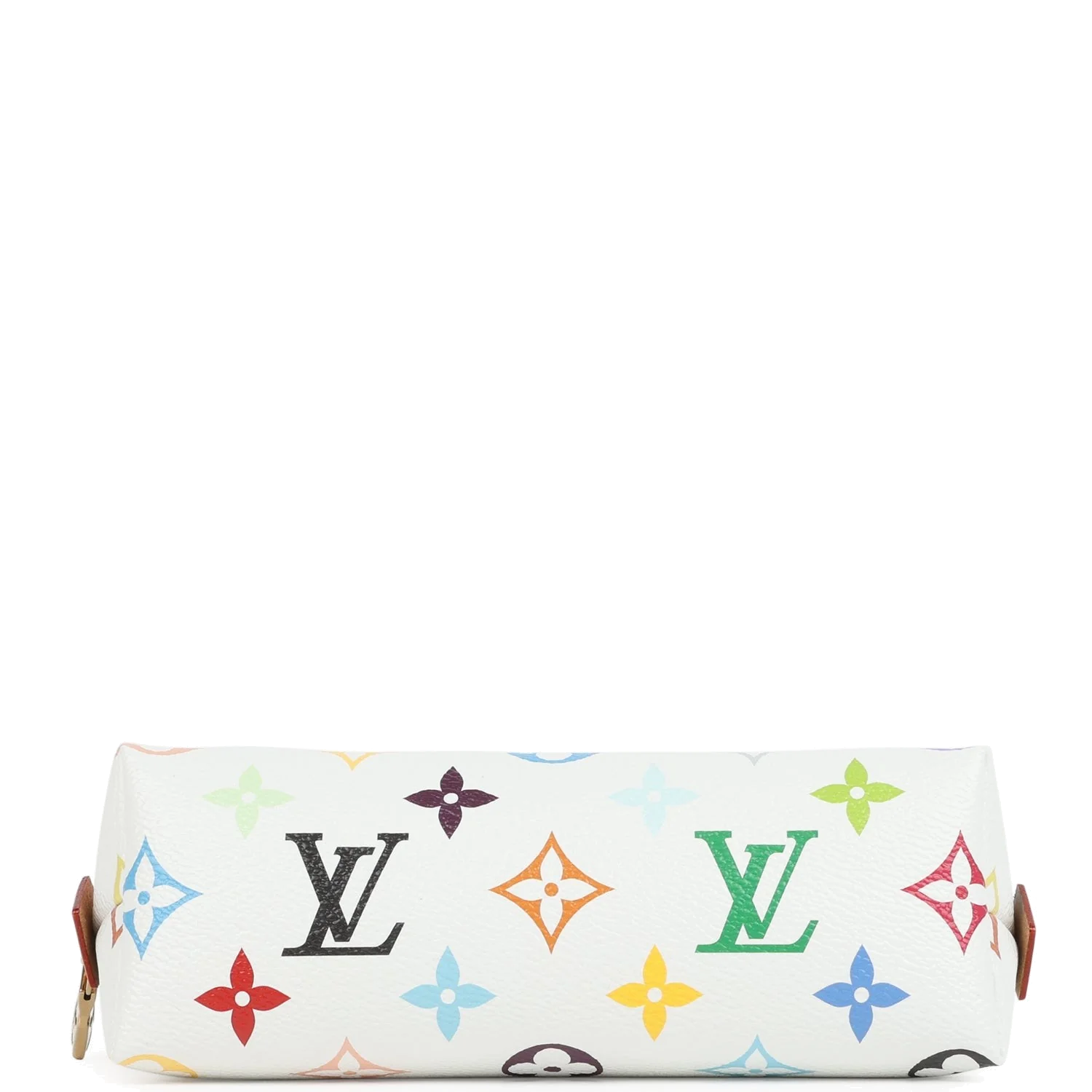 Louis Vuitton X Takashi Murakami Cosmetic Pouch PM White Multicolored Monogram — фото 6