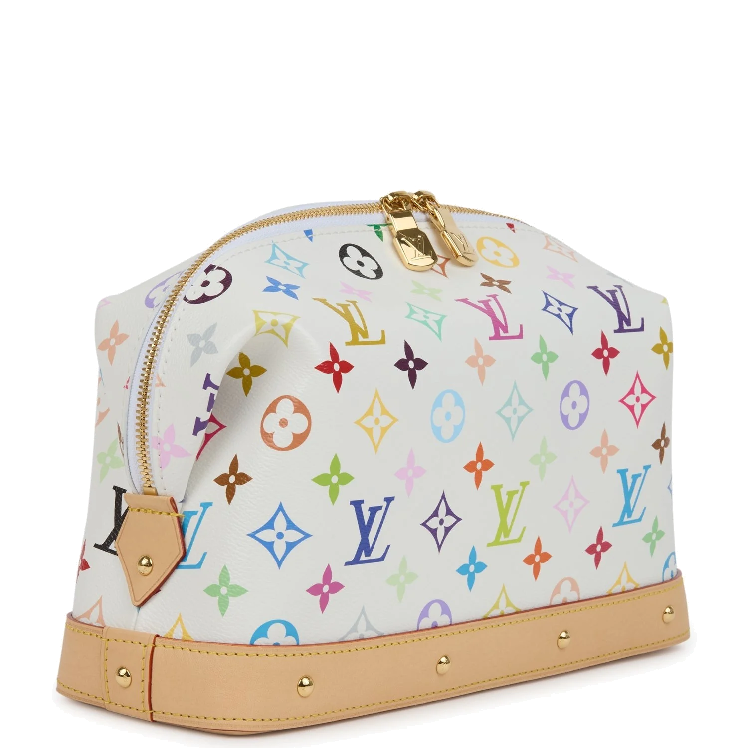 Louis Vuitton X Takashi Murakami Cosmetic Pouch GM White Multicolored Monogram — фото 3