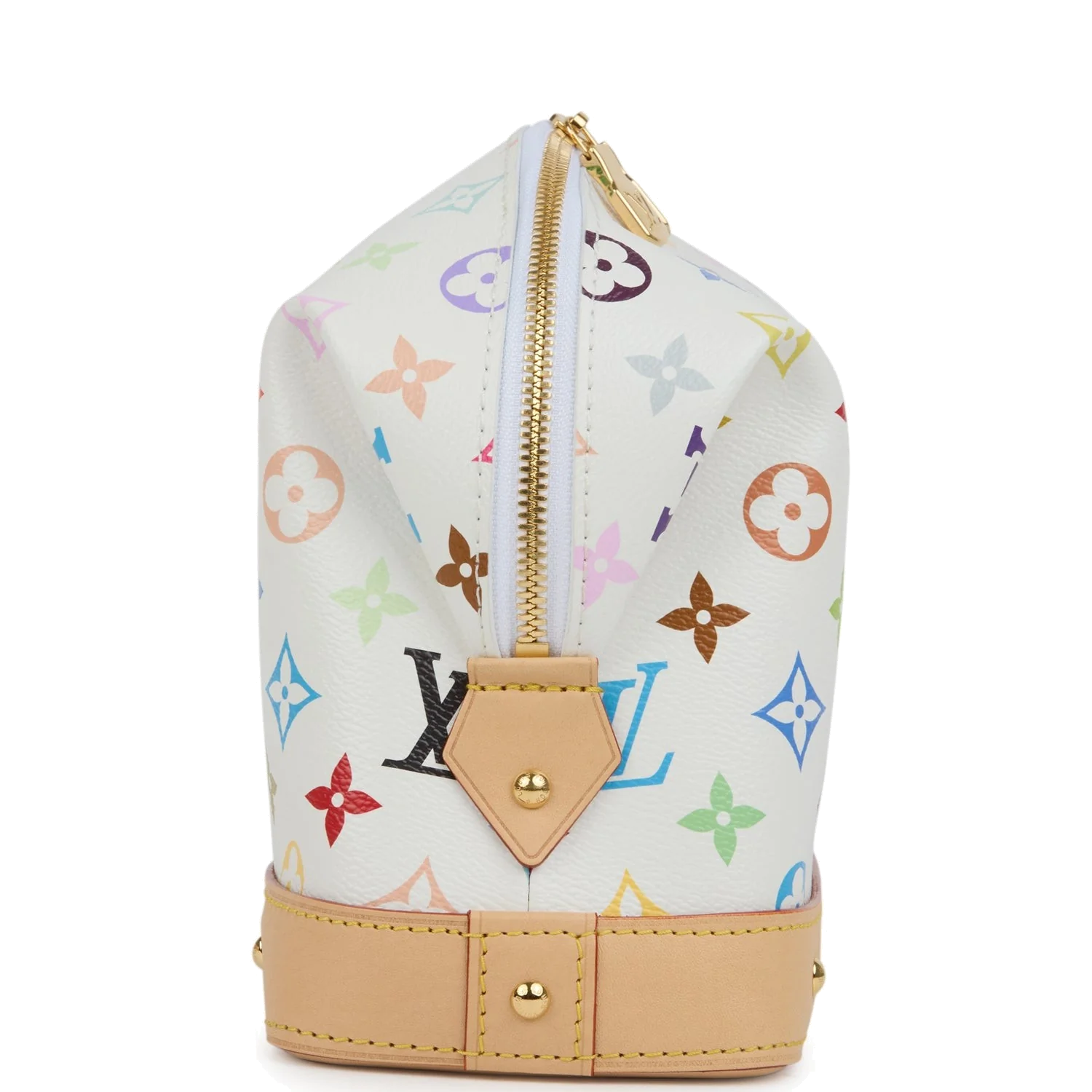 Louis Vuitton X Takashi Murakami Cosmetic Pouch GM White Multicolored Monogram — фото 4