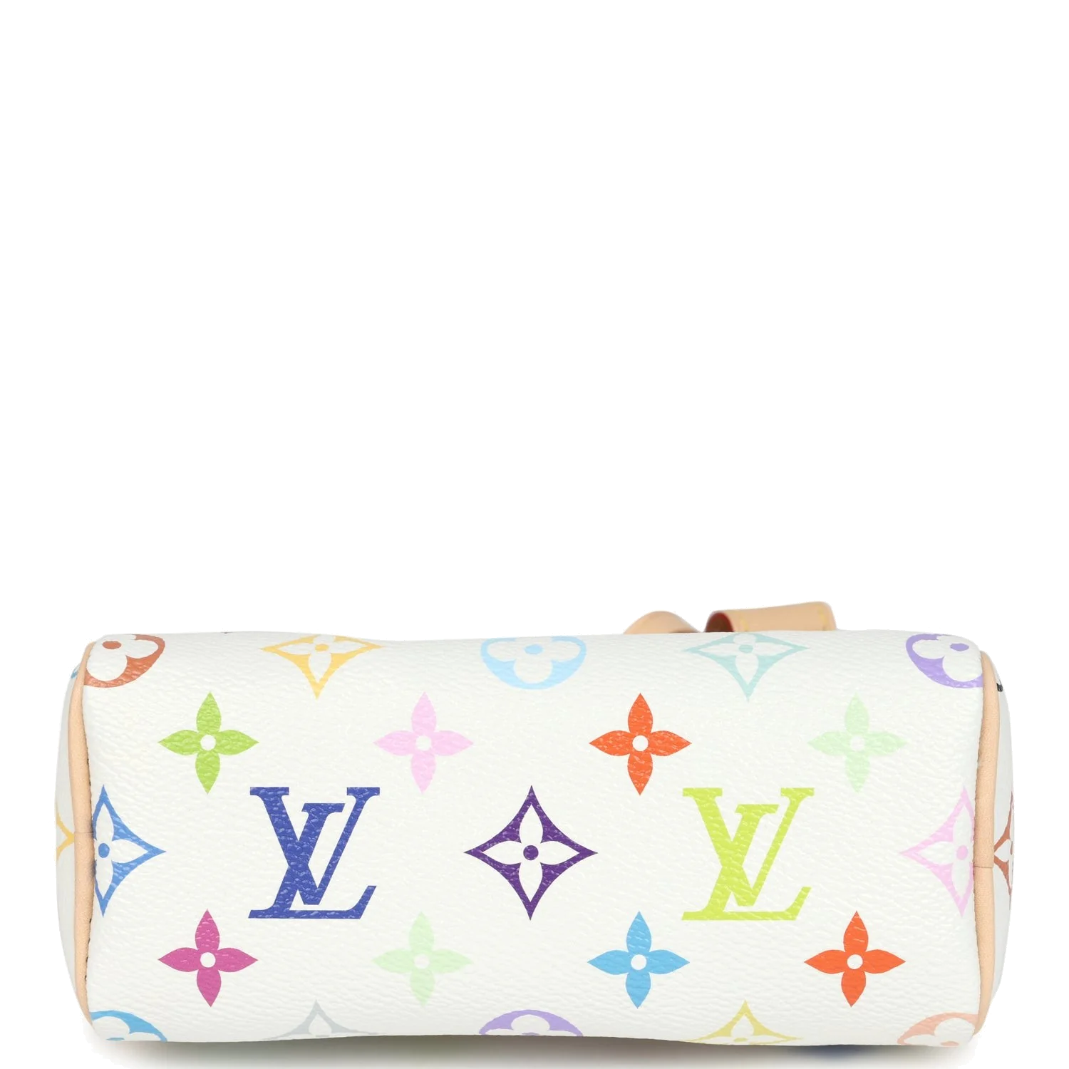 Louis Vuitton X Murakami Nano Speedy Bag White Multicolor Monogram — фото 7