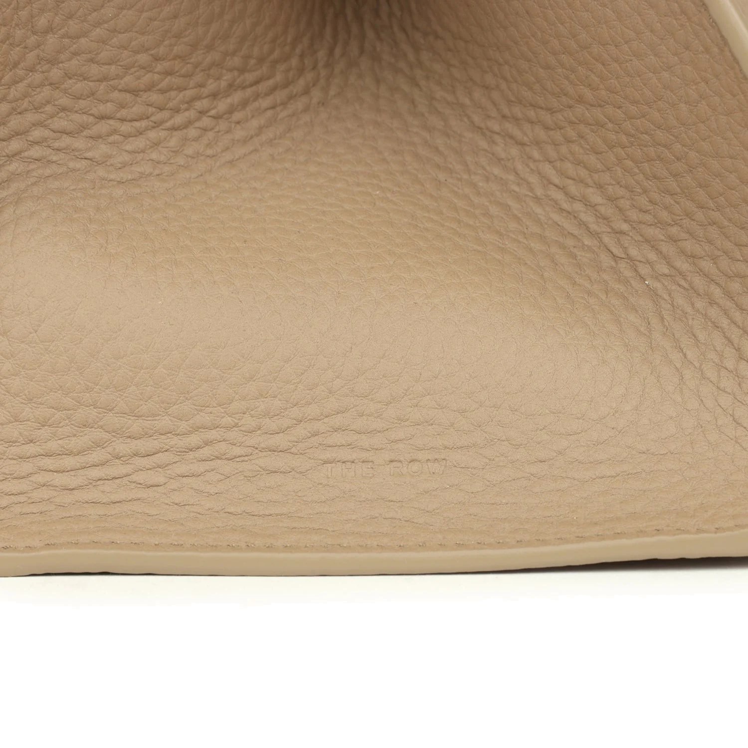 The Row Soft Margaux 10 Bag Dark Taupe Calfskin — фото 7
