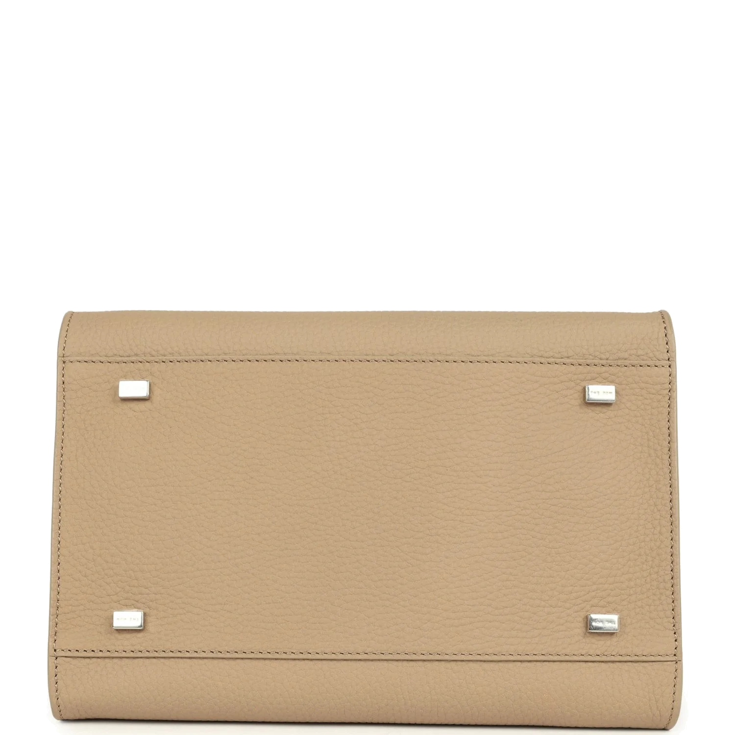 The Row Soft Margaux 10 Bag Dark Taupe Calfskin — фото 8