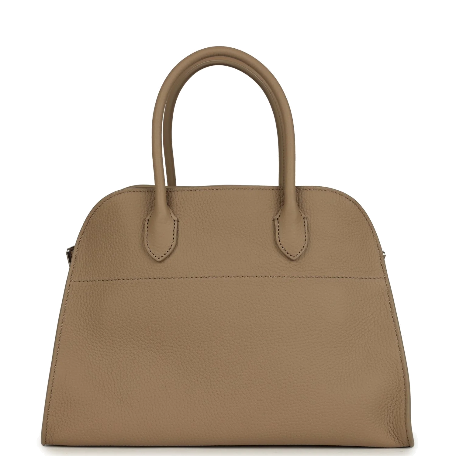 The Row Soft Margaux 12 Bag Dark Taupe Calfskin — фото 5
