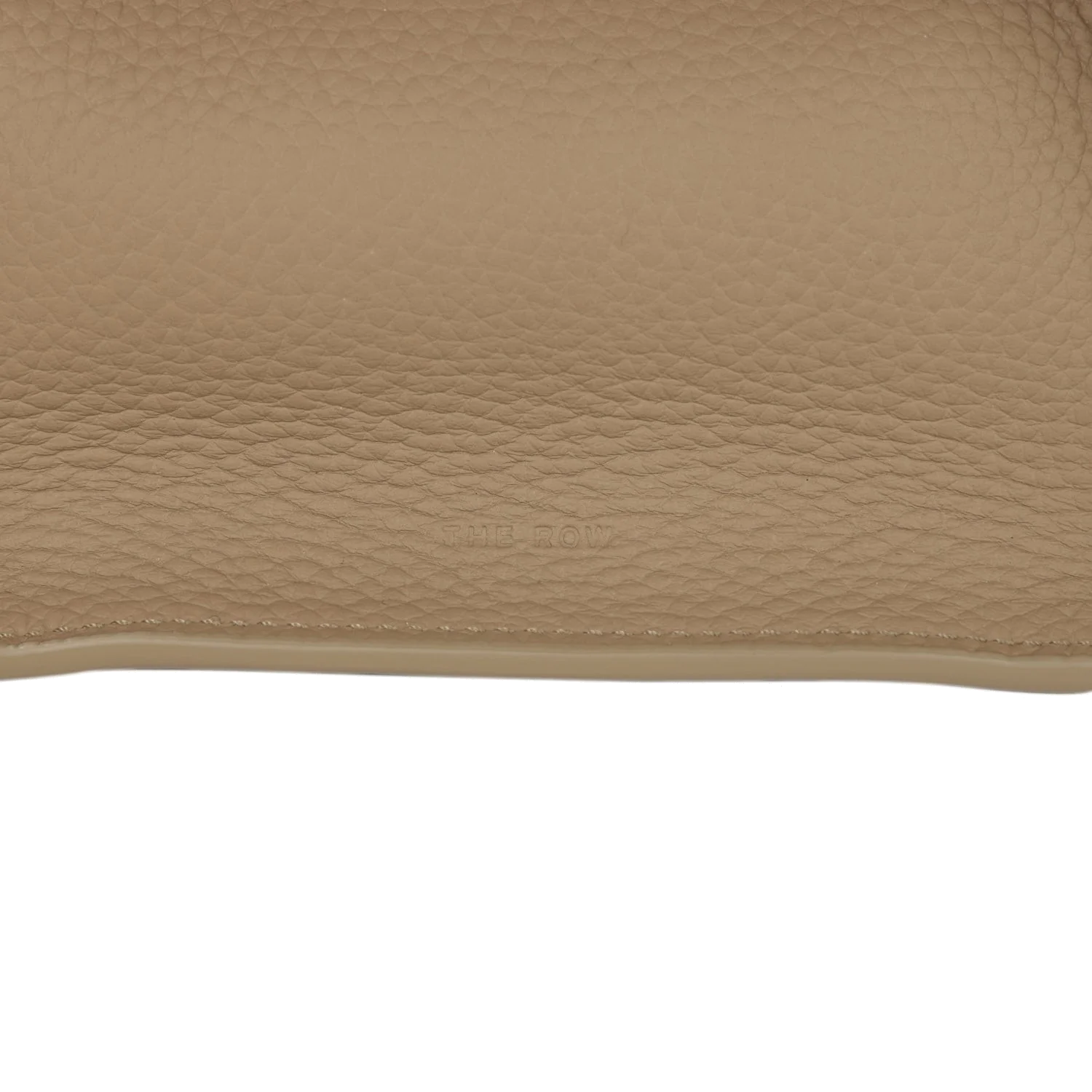 The Row Soft Margaux 12 Bag Dark Taupe Calfskin — фото 8