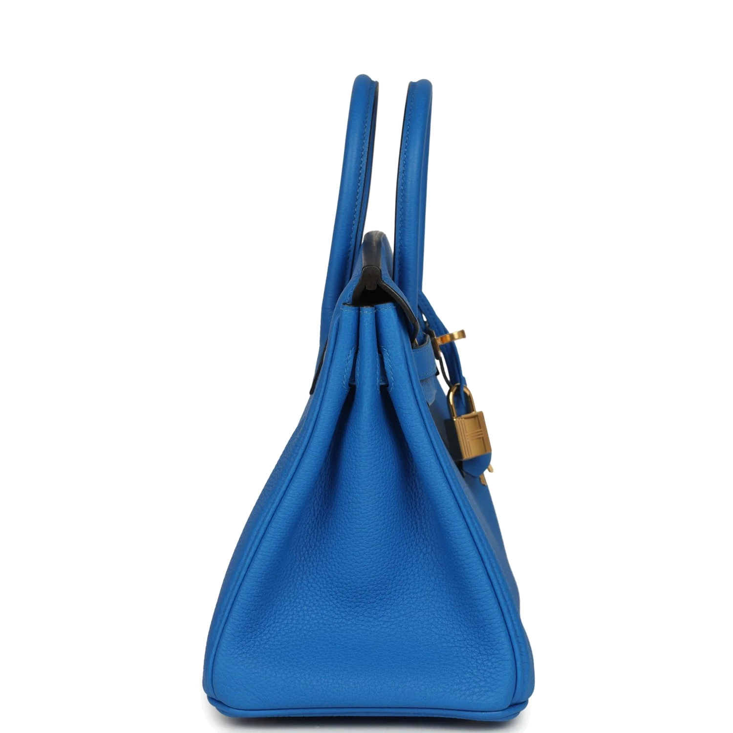 Hermes Birkin 25 Bleu Hydra Togo Gold Hardware Синий Гидра — фото 4