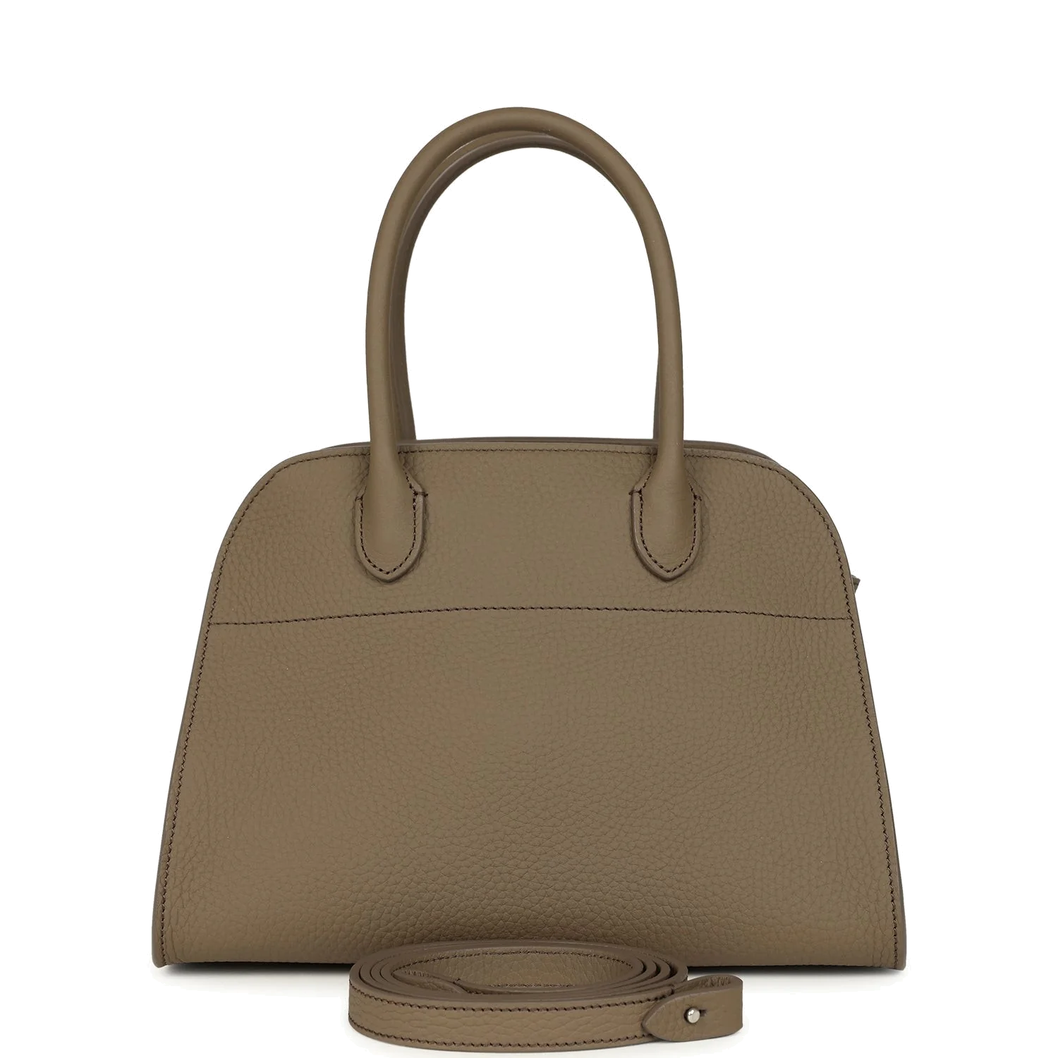 The Row Soft Margaux 10 Bag Smoked Taupe Calfskin — фото 2