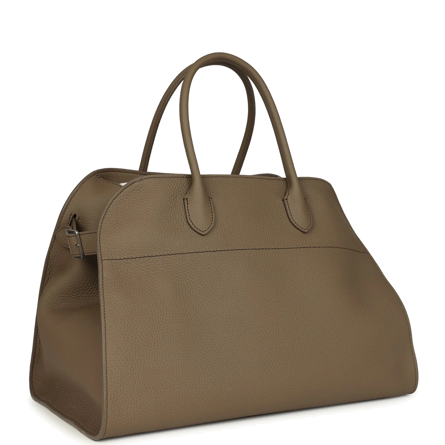 The Row Soft Margaux 15 Bag Smoked Taupe Calfskin — фото 3