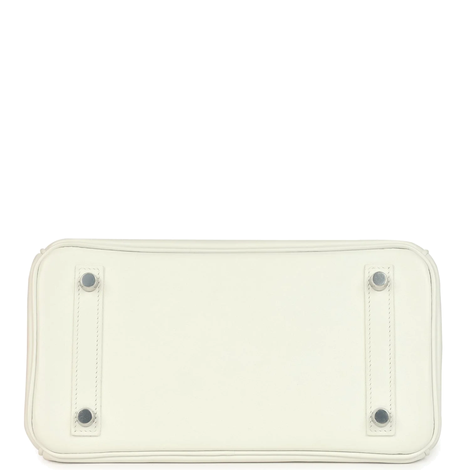 Hermes Birkin 25 New White Swift Palladium Hardware Белый Swift — фото 7