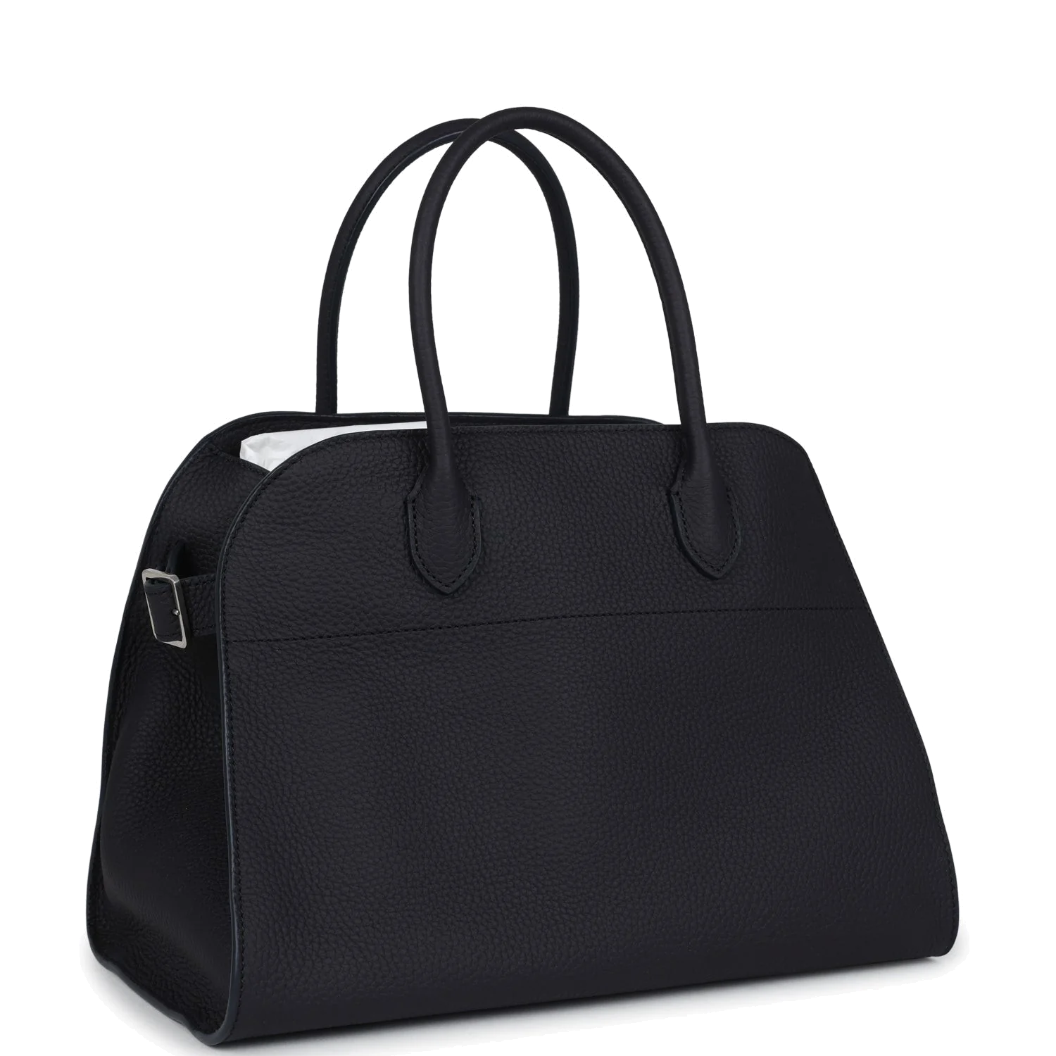 The Row Soft Margaux 12 Bag Midnight Calfskin — фото 3
