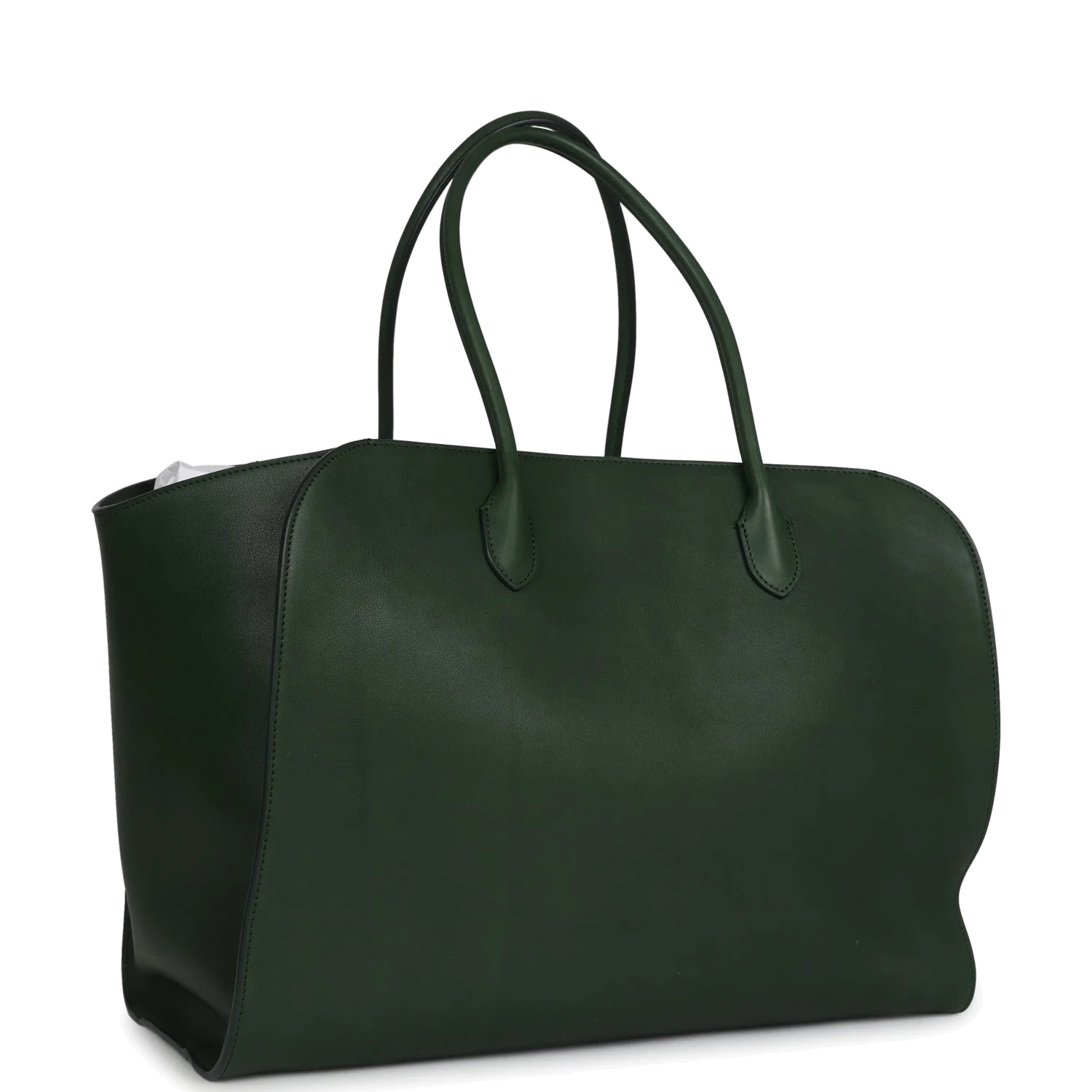 The Row Marlo Tote Bag Moss Saddle Leather — фото 3