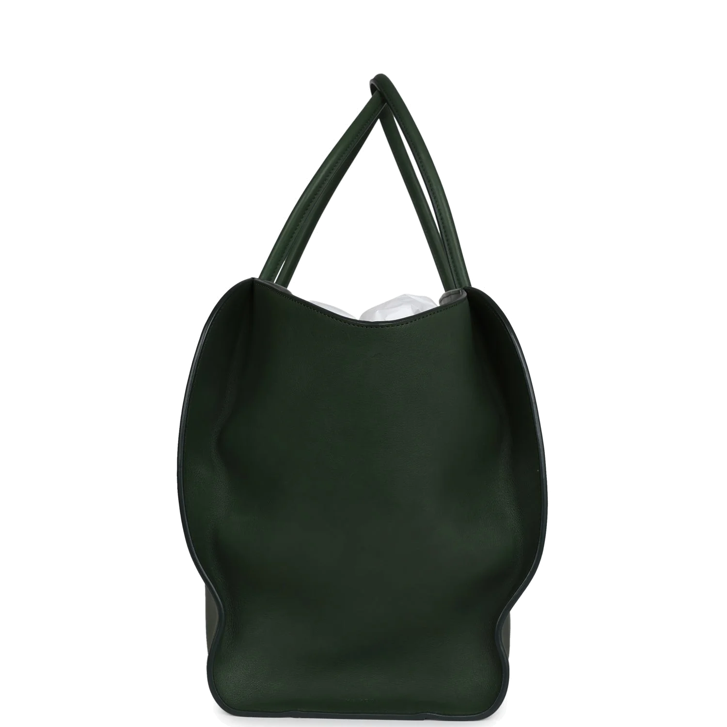The Row Marlo Tote Bag Moss Saddle Leather — фото 4