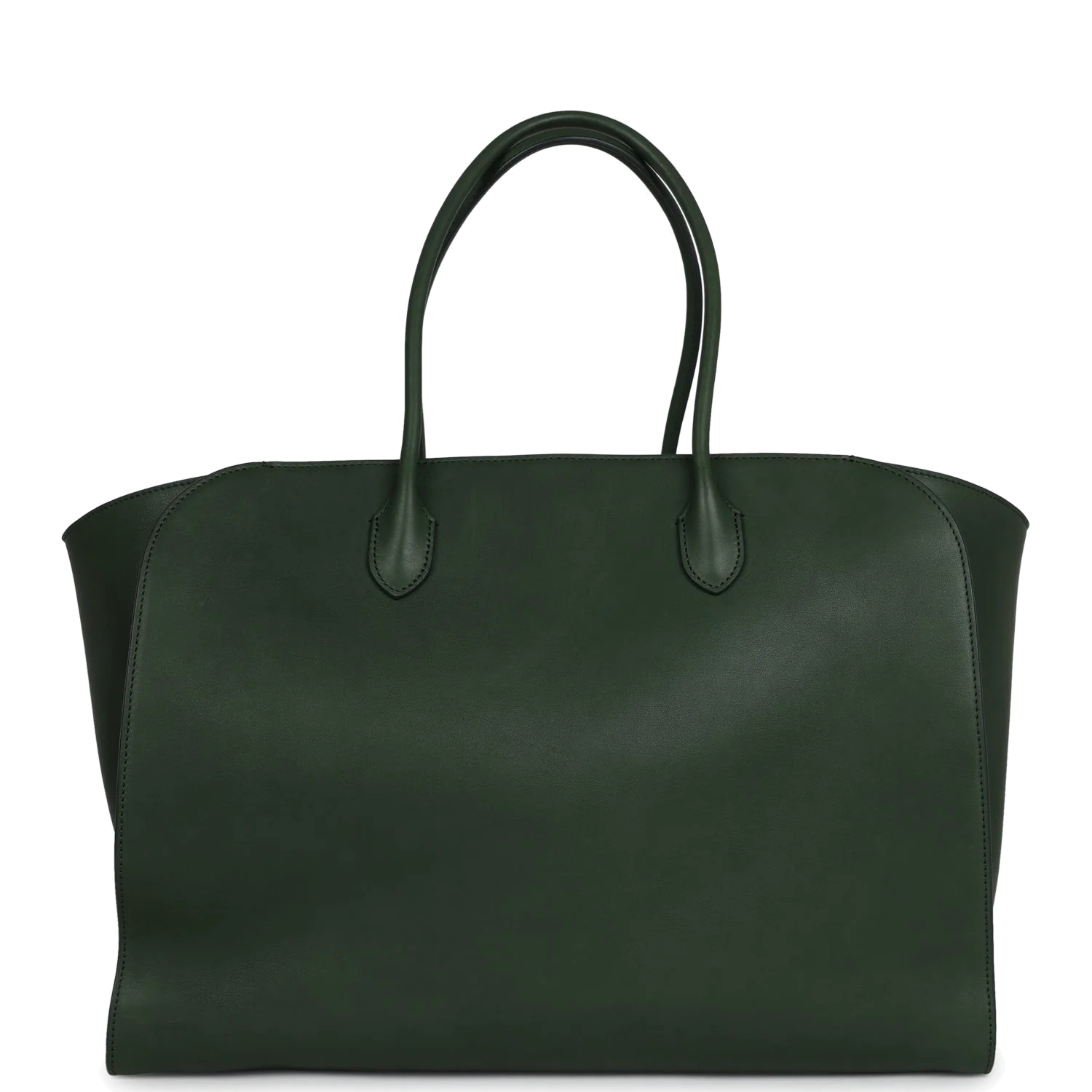 The Row Marlo Tote Bag Moss Saddle Leather — фото 5