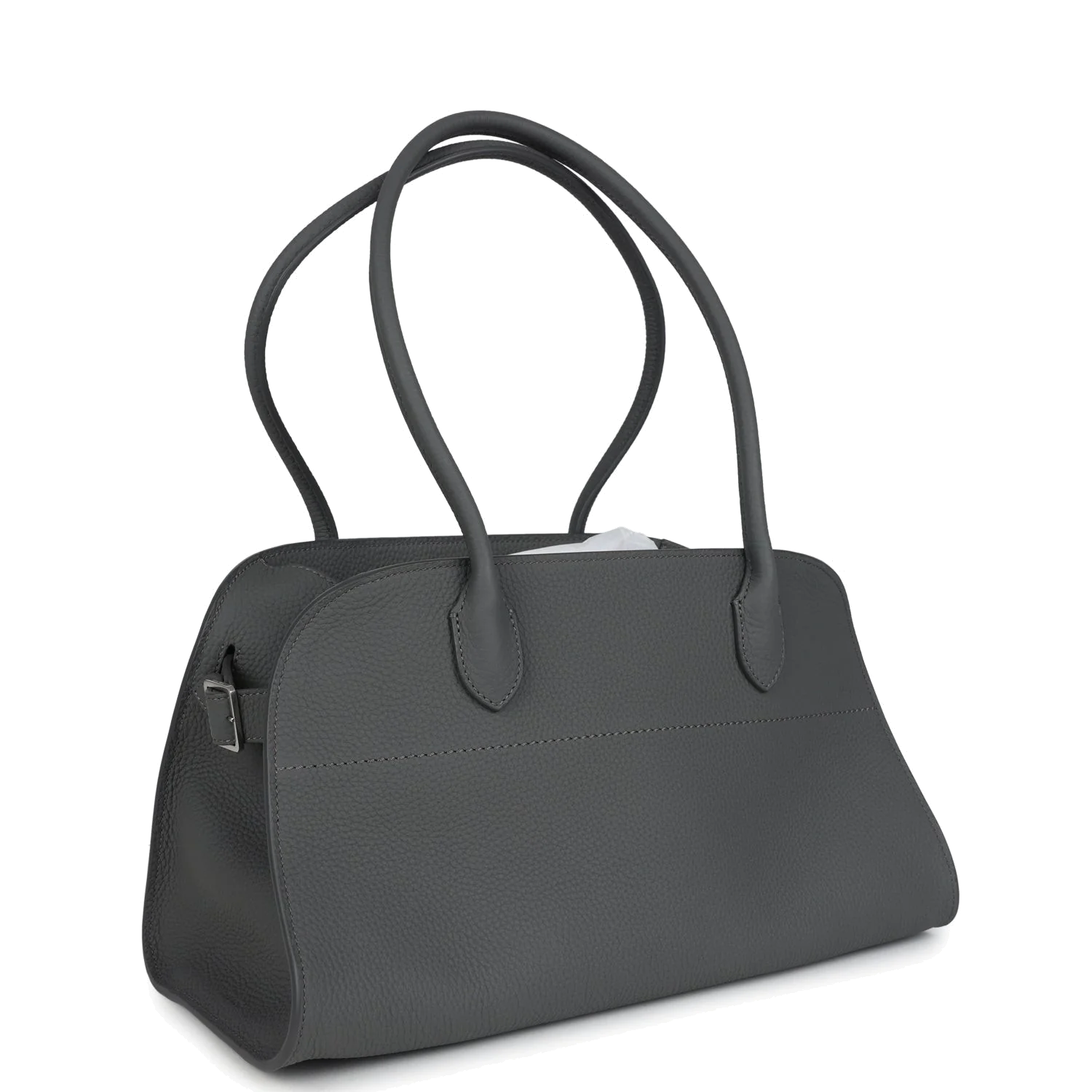 The Row Margaux Shoulder 12 Bag Timouse Grey Calfskin — фото 3