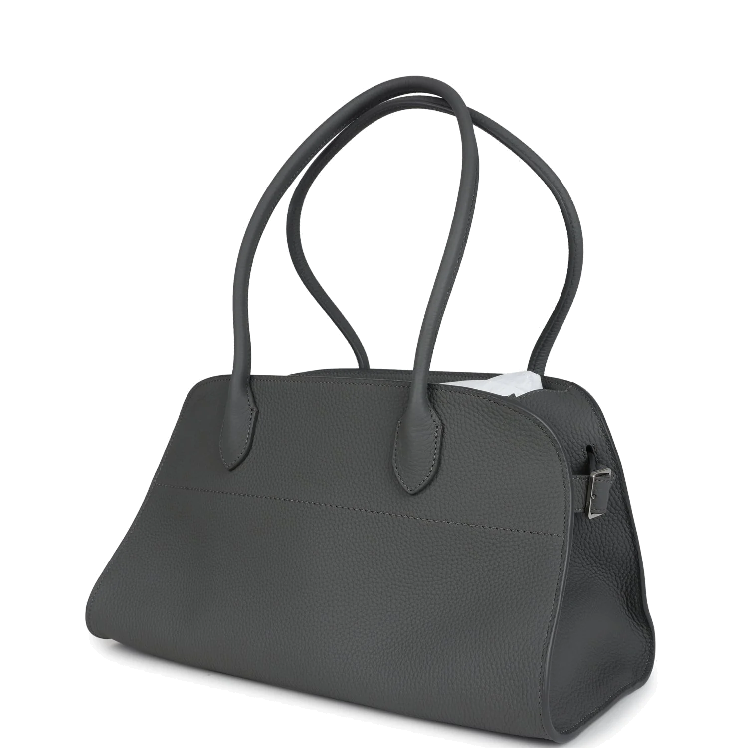 The Row Margaux Shoulder 12 Bag Timouse Grey Calfskin — фото 6