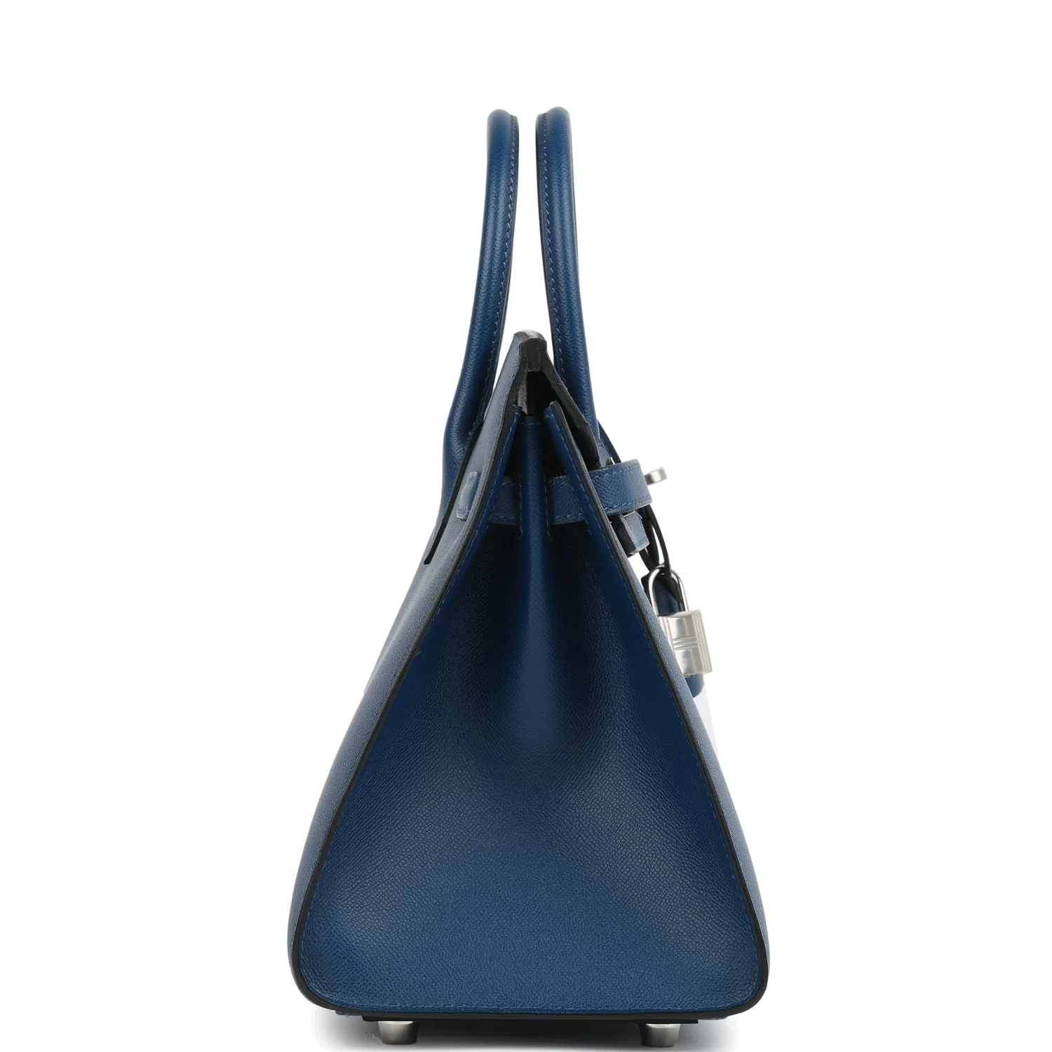 Hermes Birkin Sellier 25 Deep Bleu Madame Palladium Hardware — фото 4