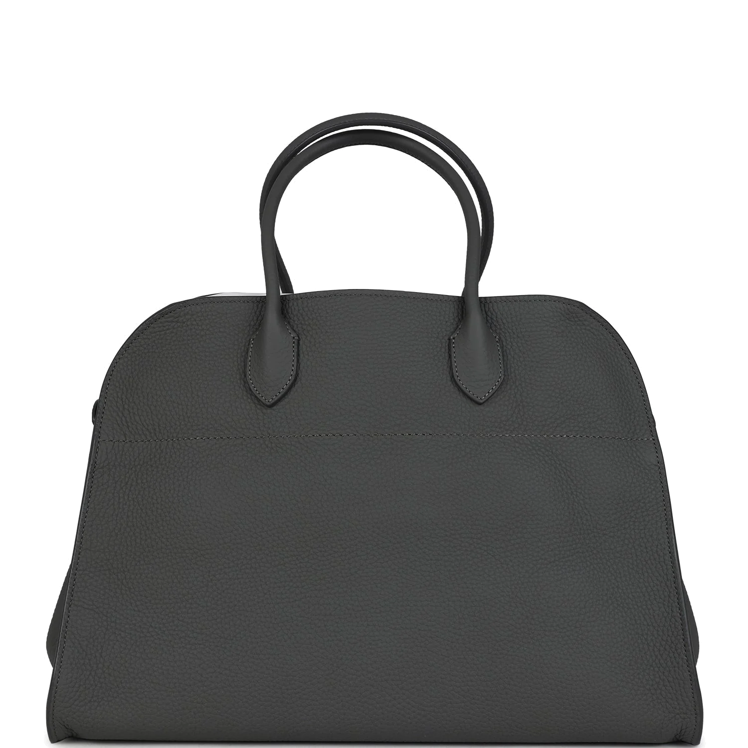 The Row Soft Margaux 15 Bag Timouse Grey Calfskin