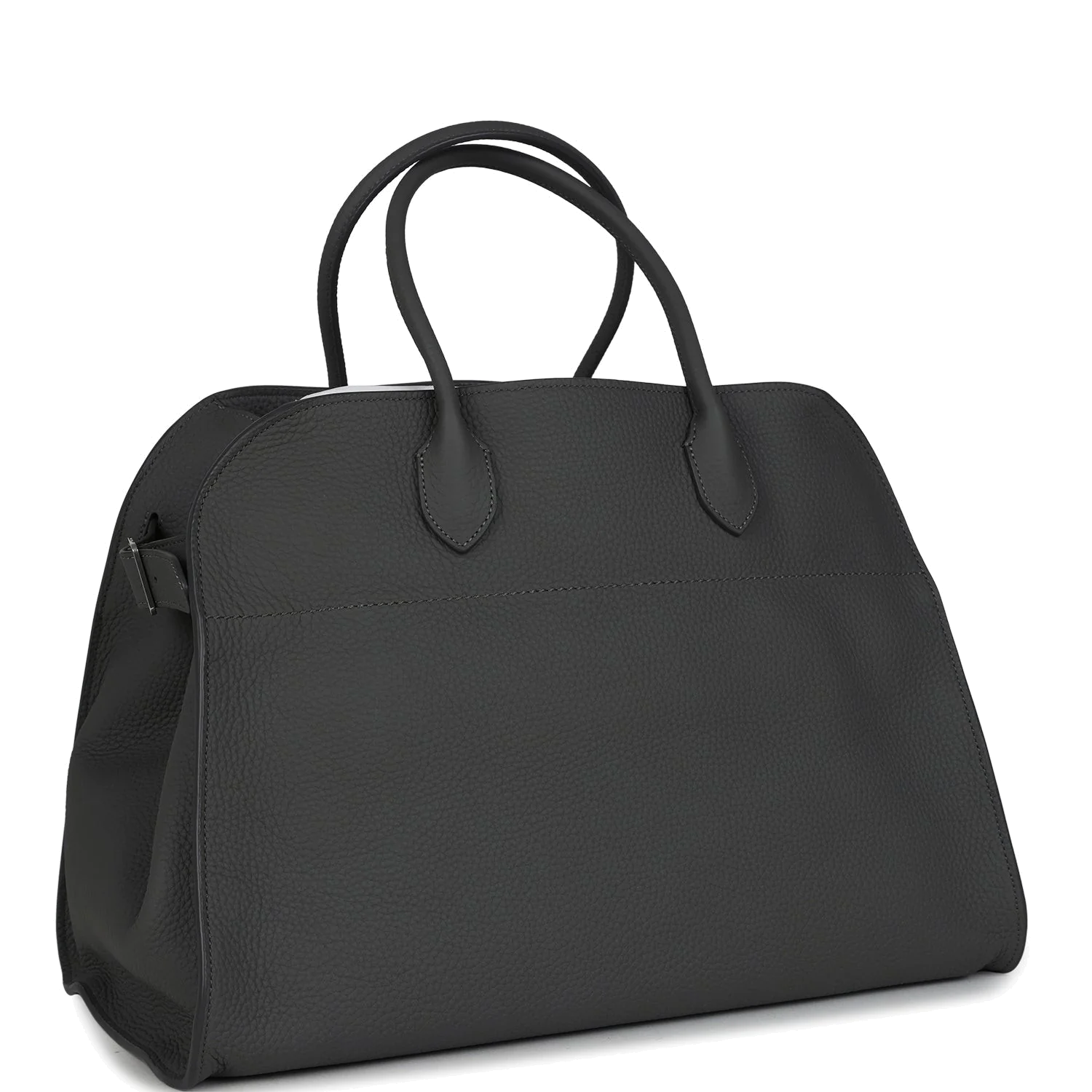 The Row Soft Margaux 15 Bag Timouse Grey Calfskin — фото 3