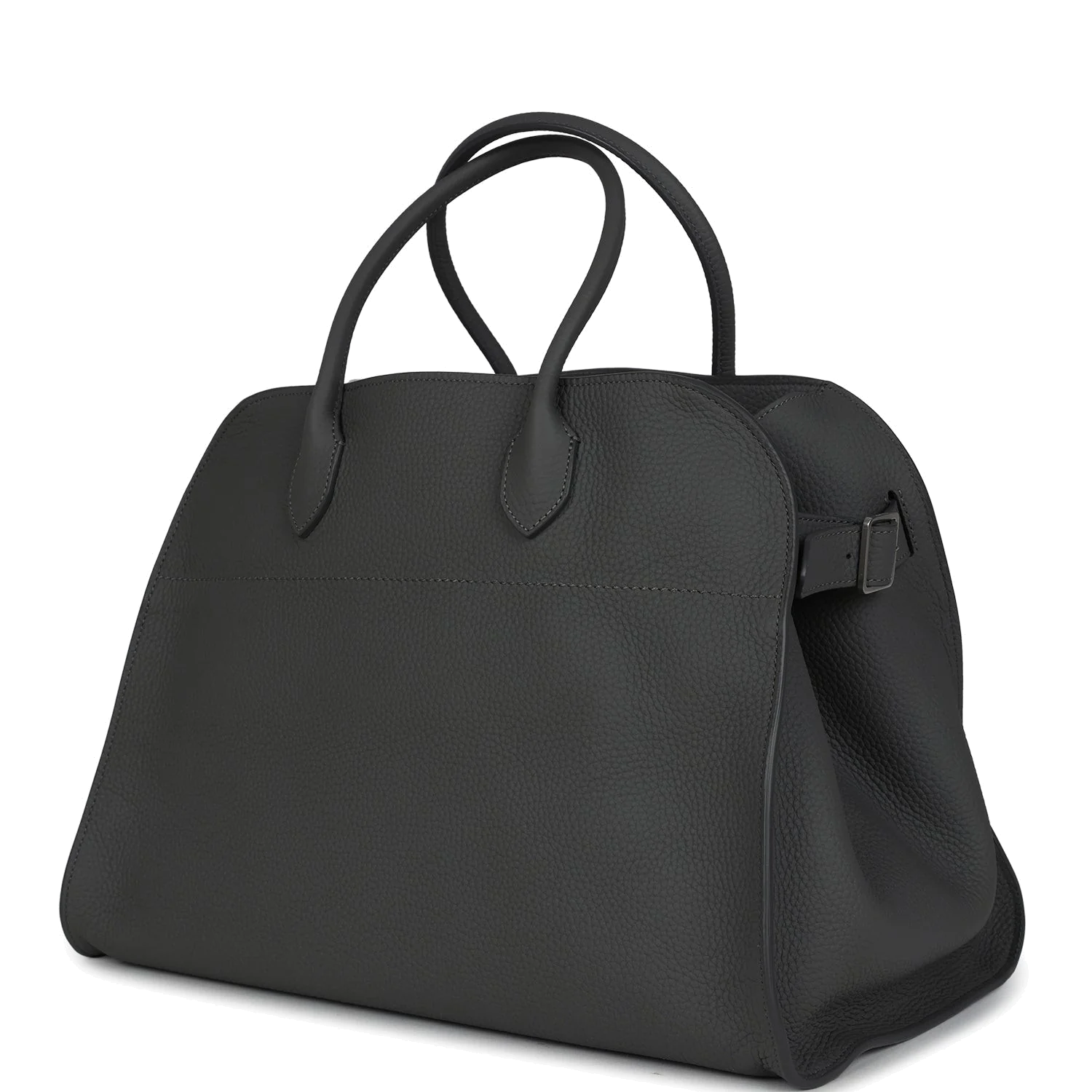 The Row Soft Margaux 15 Bag Timouse Grey Calfskin — фото 6