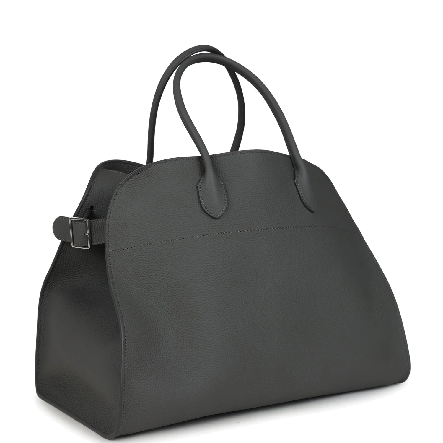 The Row Soft Margaux 17 Bag Timouse Grey Calfskin — фото 3