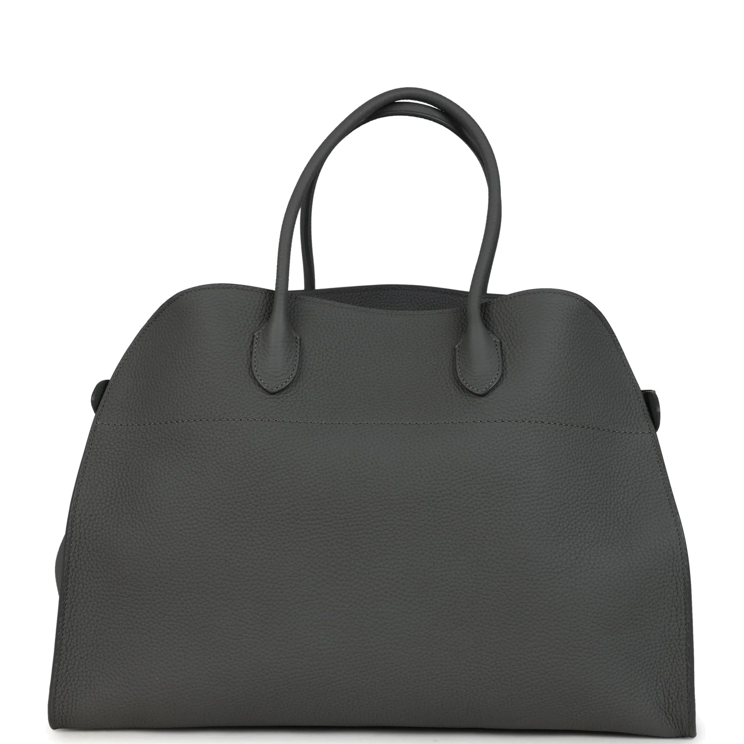 The Row Soft Margaux 17 Bag Timouse Grey Calfskin — фото 5