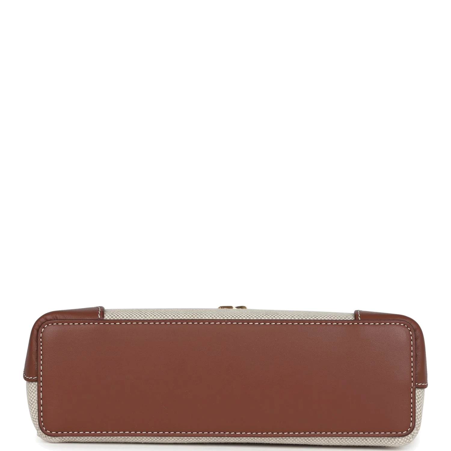 Loro Piana Extra Pocket L19 Pouch Natural and Sun Gold Linen — фото 7