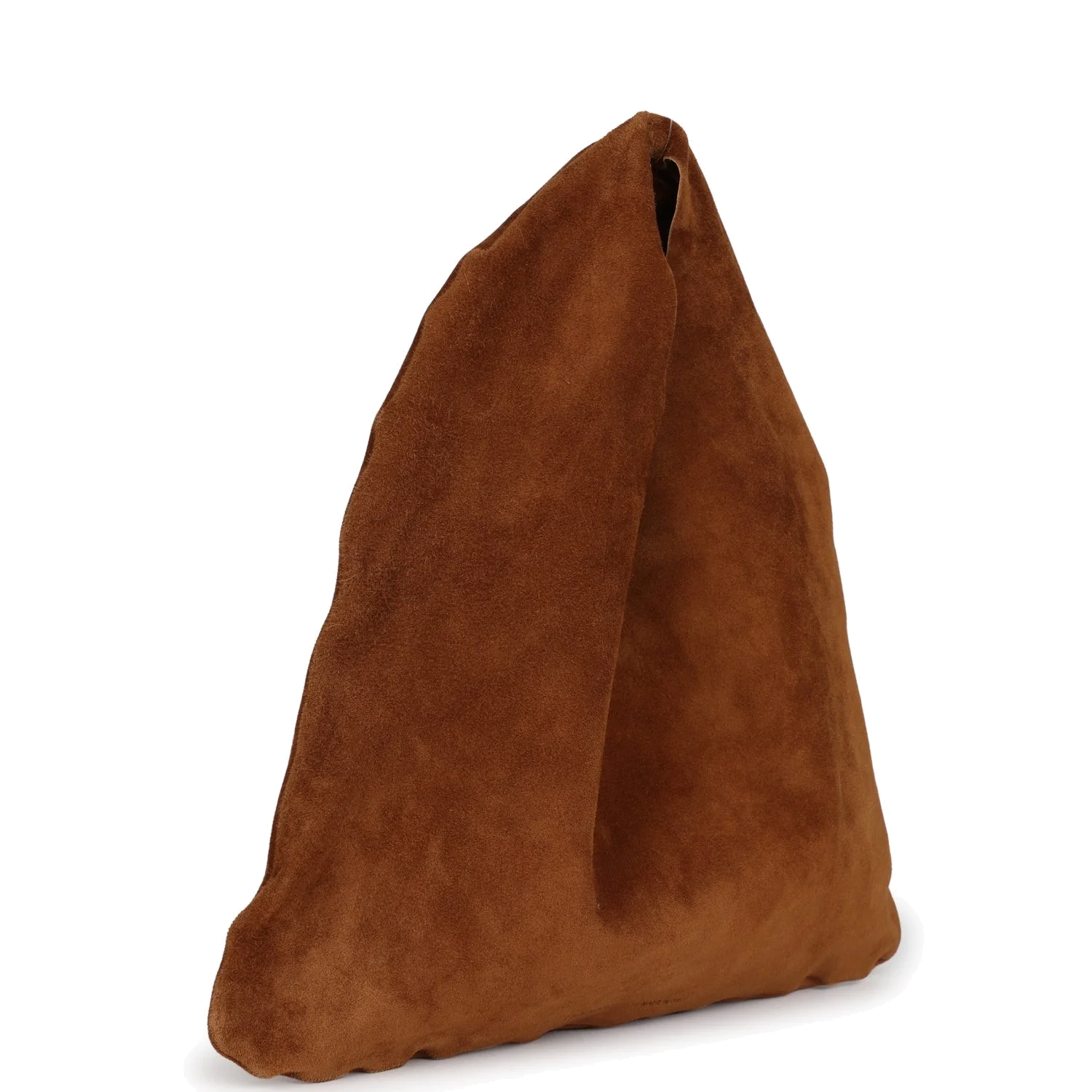 The Row Small Bindle Bag Caramel Suede — фото 3