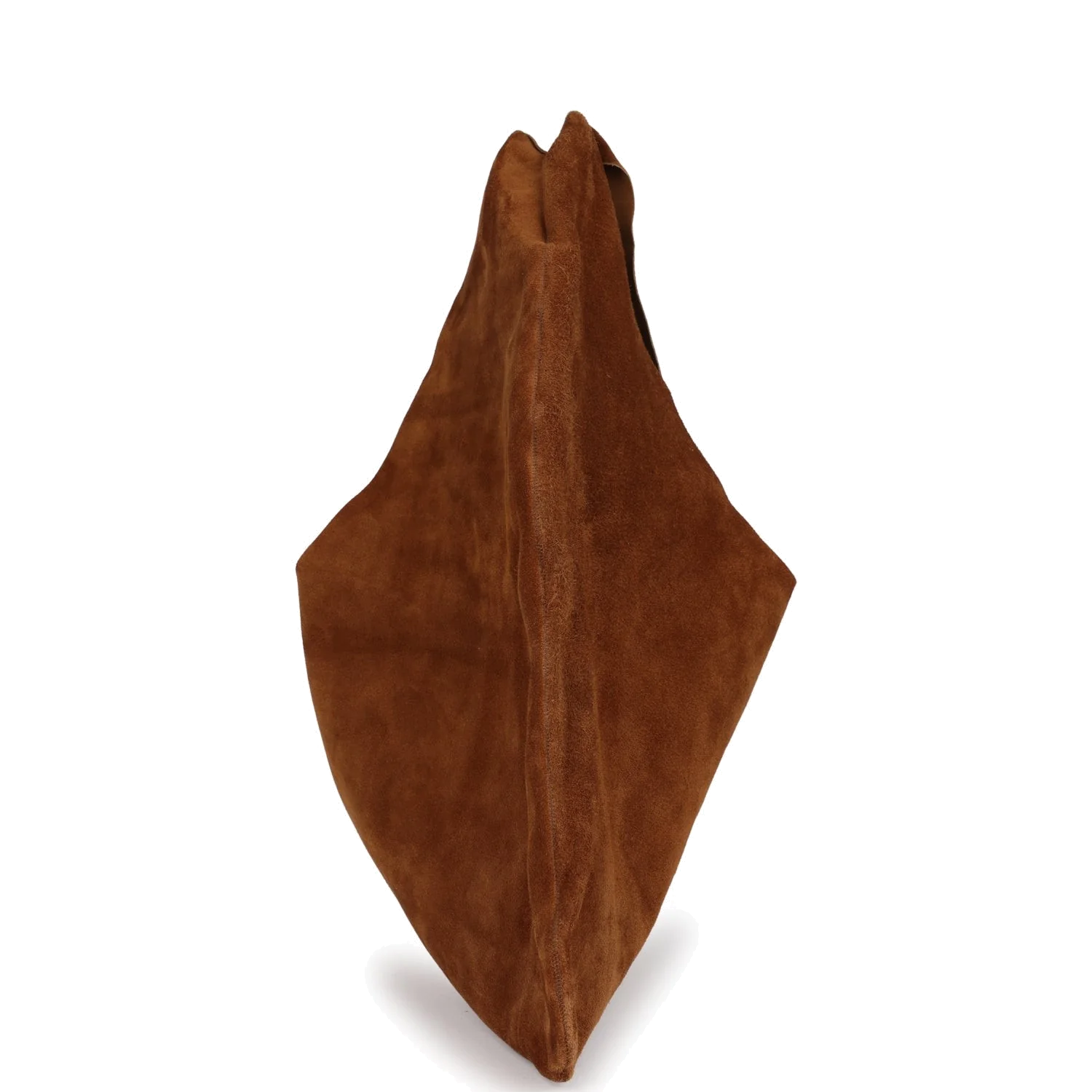 The Row Small Bindle Bag Caramel Suede — фото 4