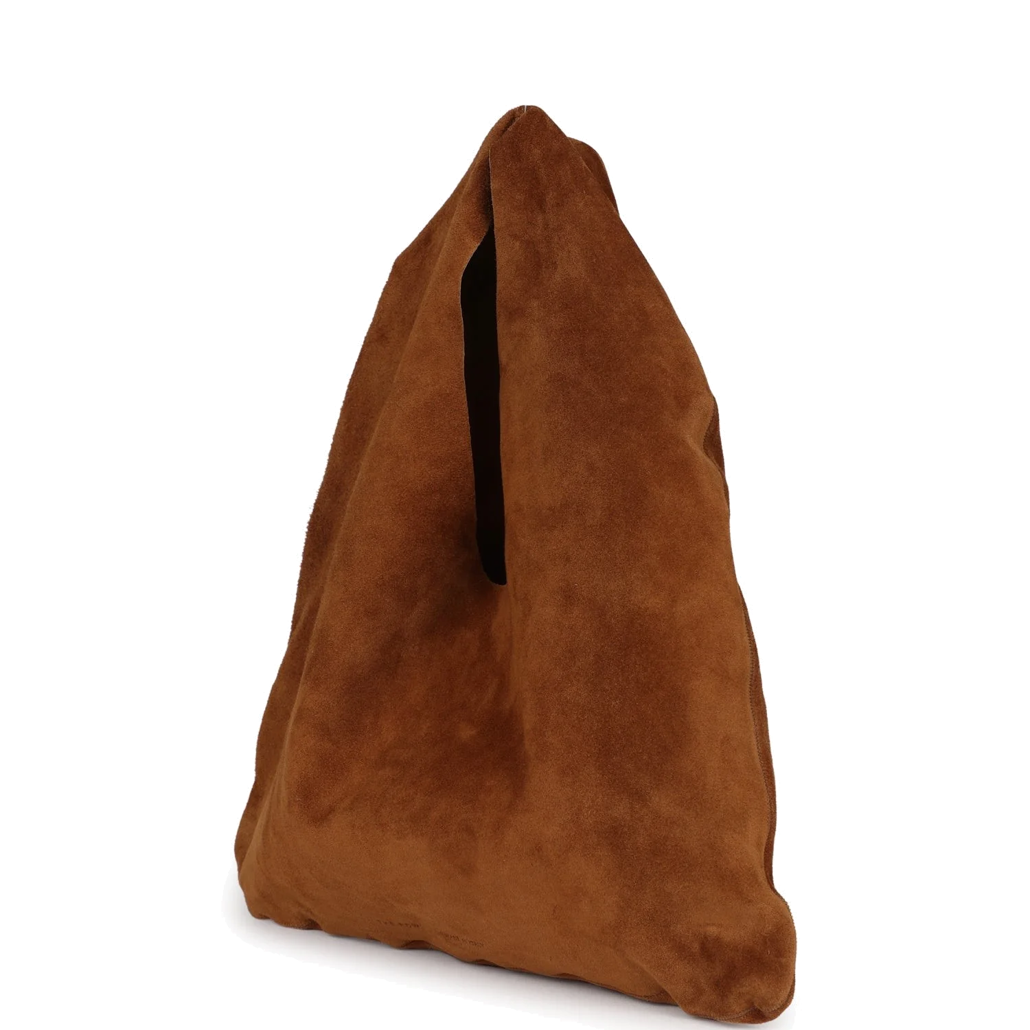 The Row Small Bindle Bag Caramel Suede — фото 6
