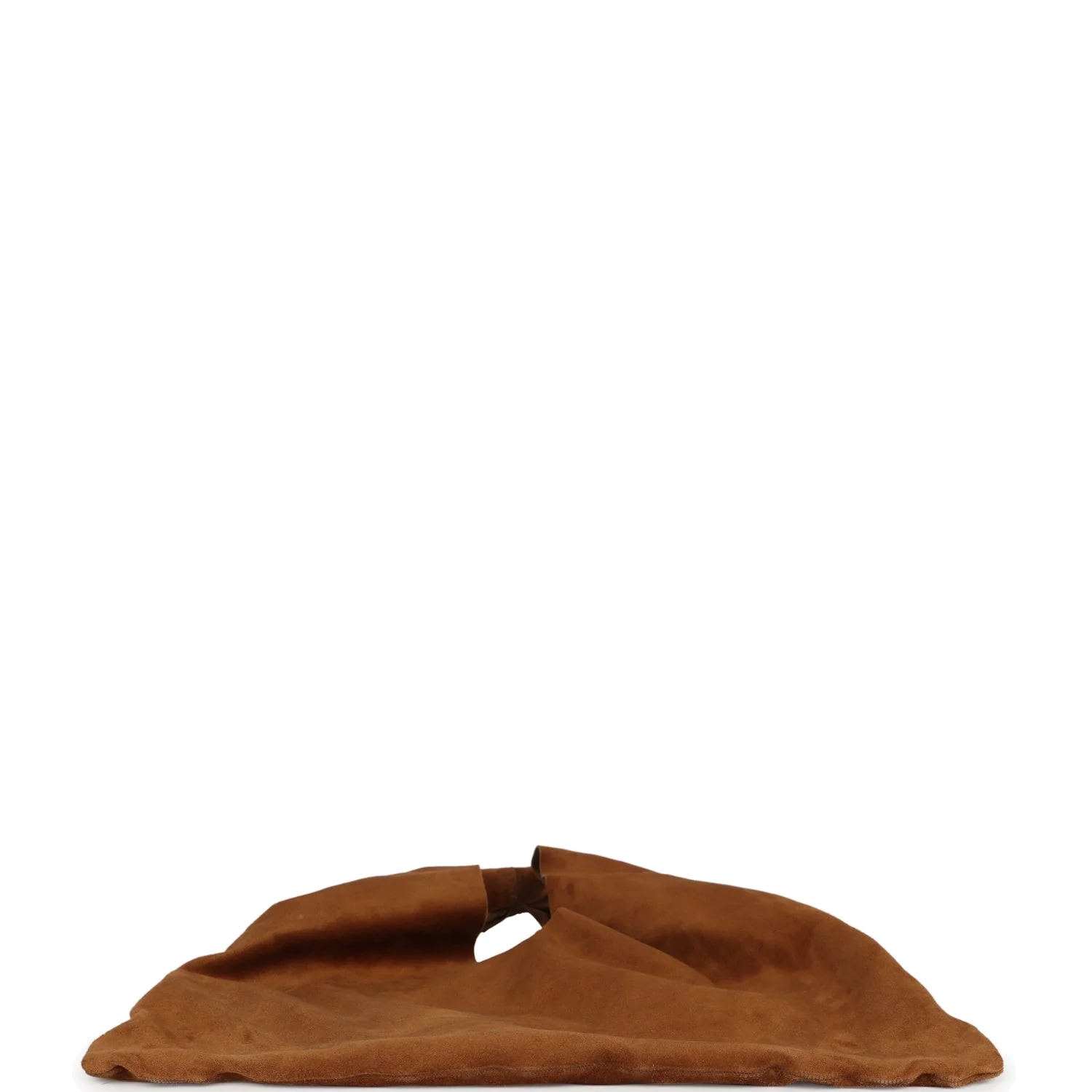 The Row Small Bindle Bag Caramel Suede — фото 7