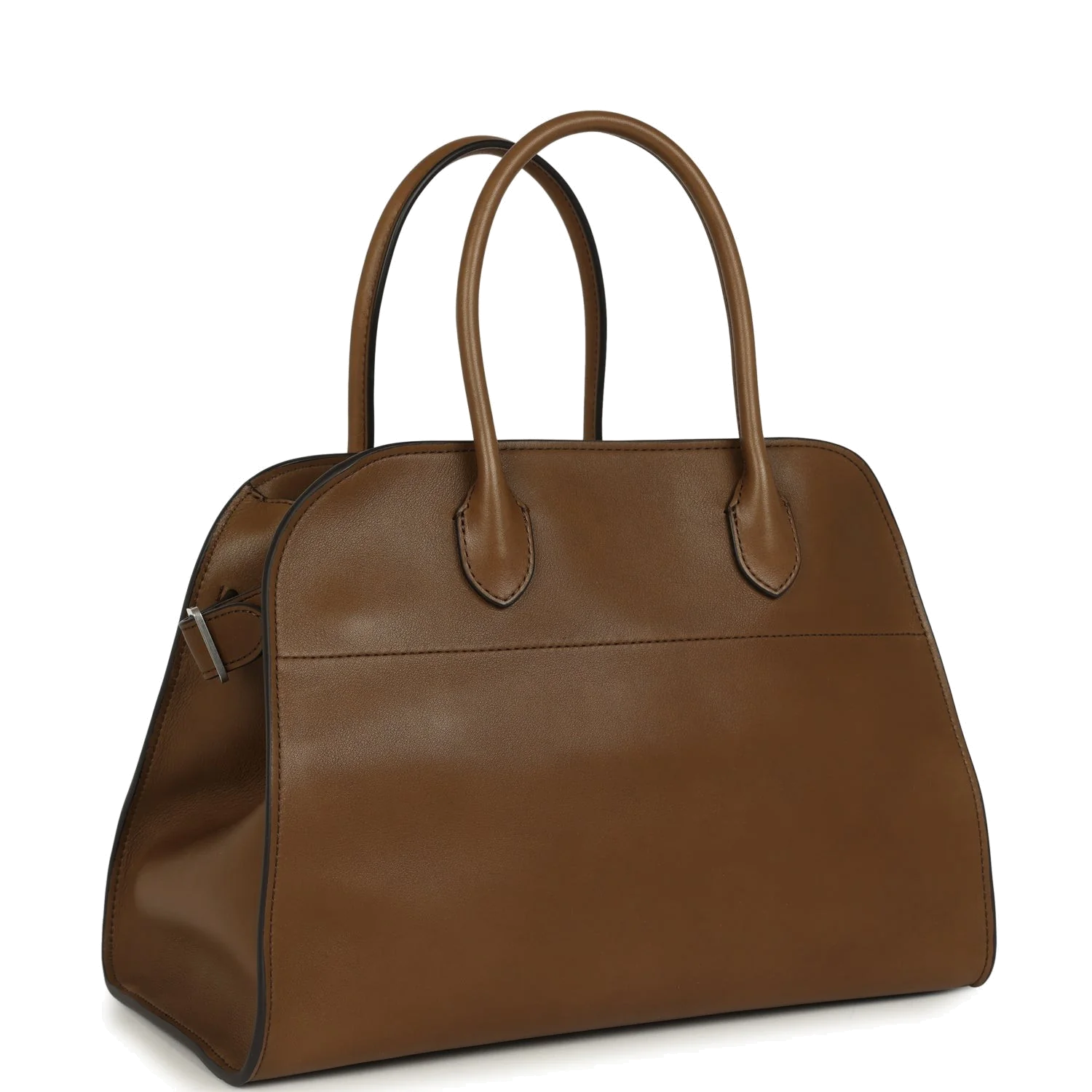 The Row Soft Margaux 12 Bag Muschio Saddle Leather — фото 3