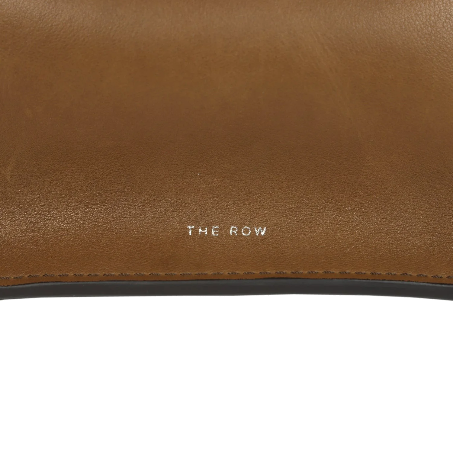 The Row Soft Margaux 12 Bag Muschio Saddle Leather — фото 8