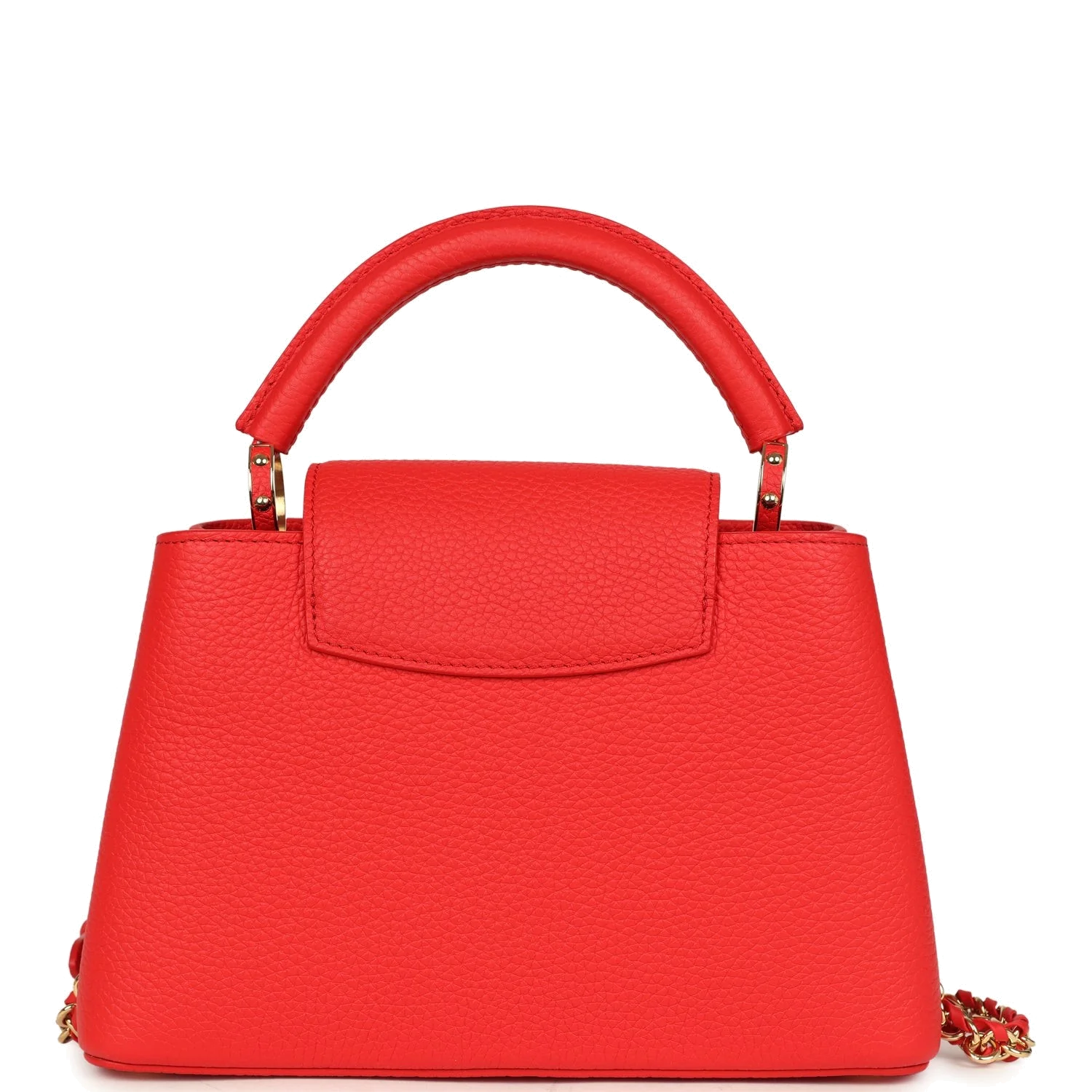 Louis Vuitton X Takashi Murakami Cherry Capucines BB Red Taurillon Leather — фото 5