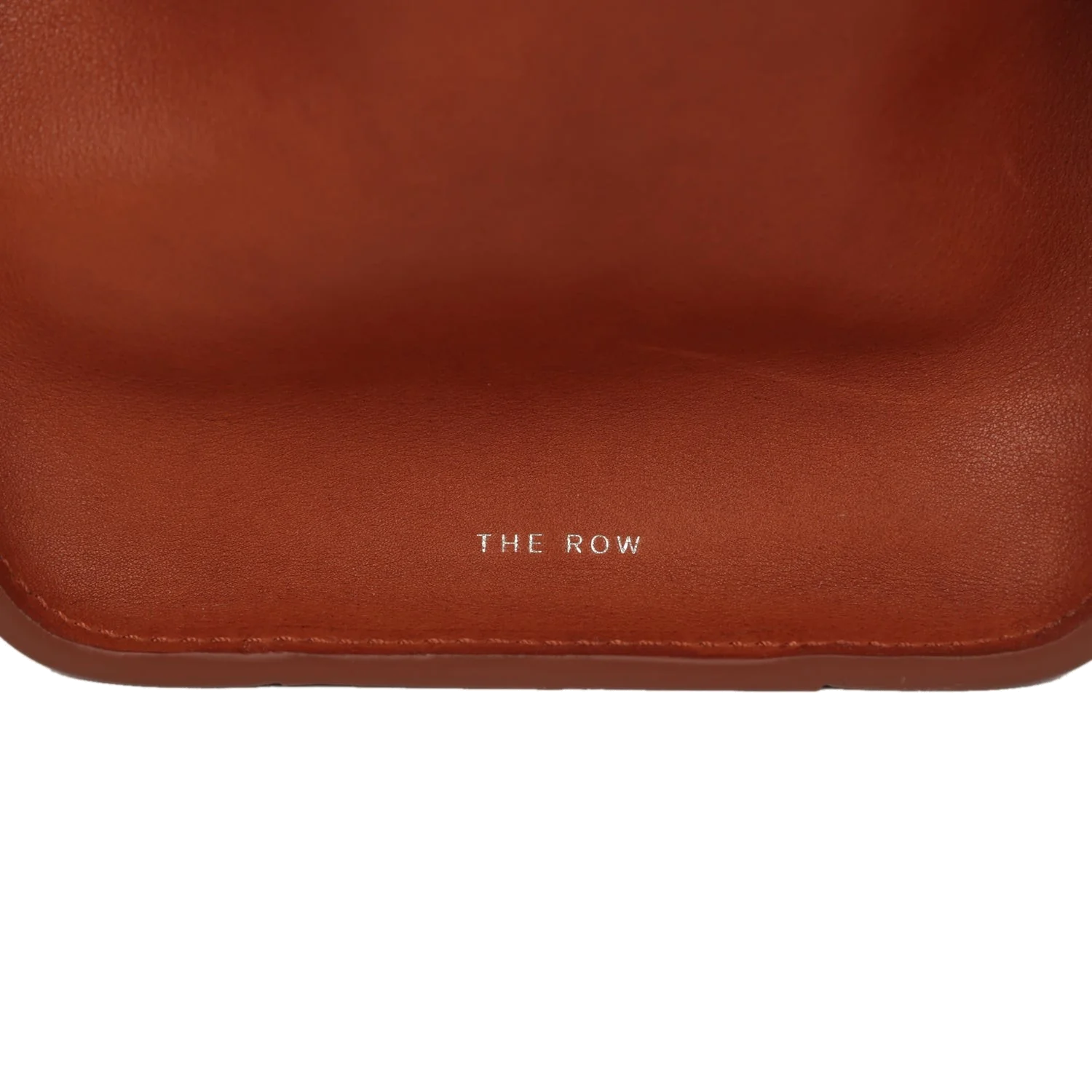 The Row Marlo 12 Tote Bag Acero Polished Saddle — фото 8