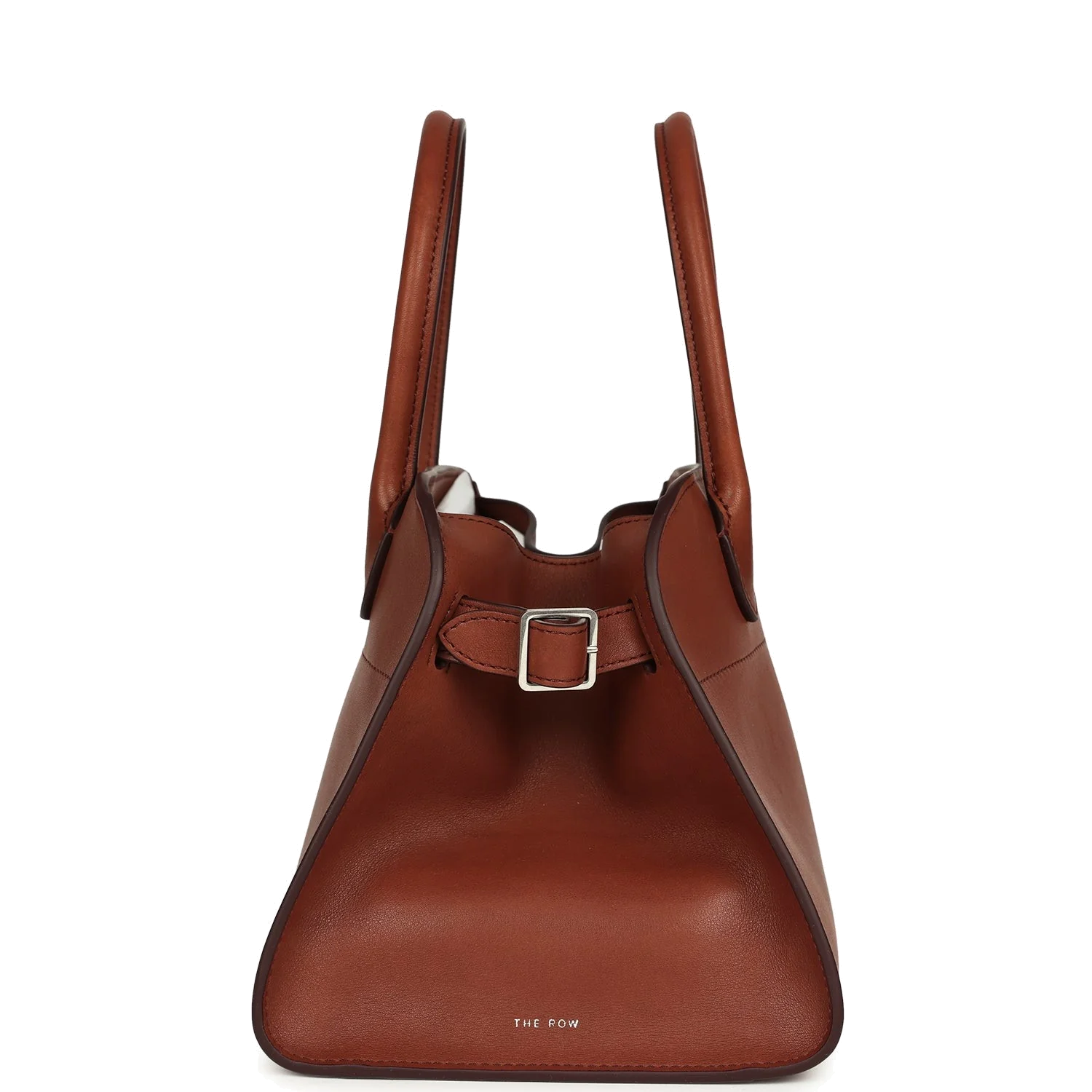 The Row Soft Margaux 10 Bag New Burgundy Saddle Leather — фото 4