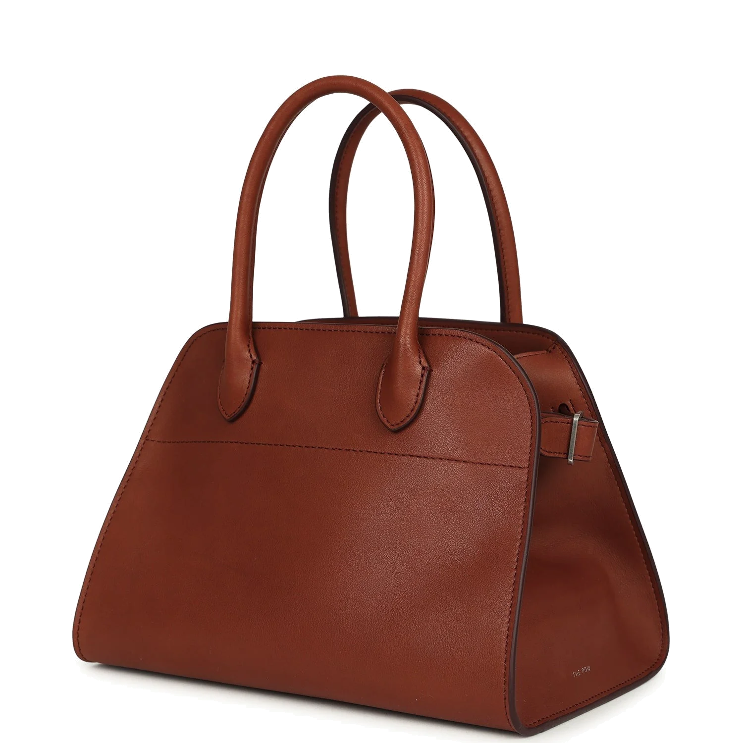 The Row Soft Margaux 10 Bag New Burgundy Saddle Leather — фото 6