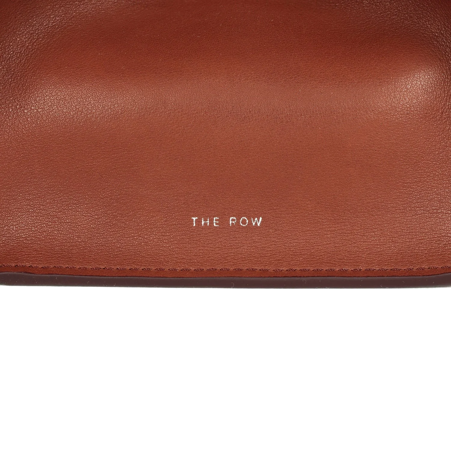 The Row Soft Margaux 10 Bag New Burgundy Saddle Leather — фото 7