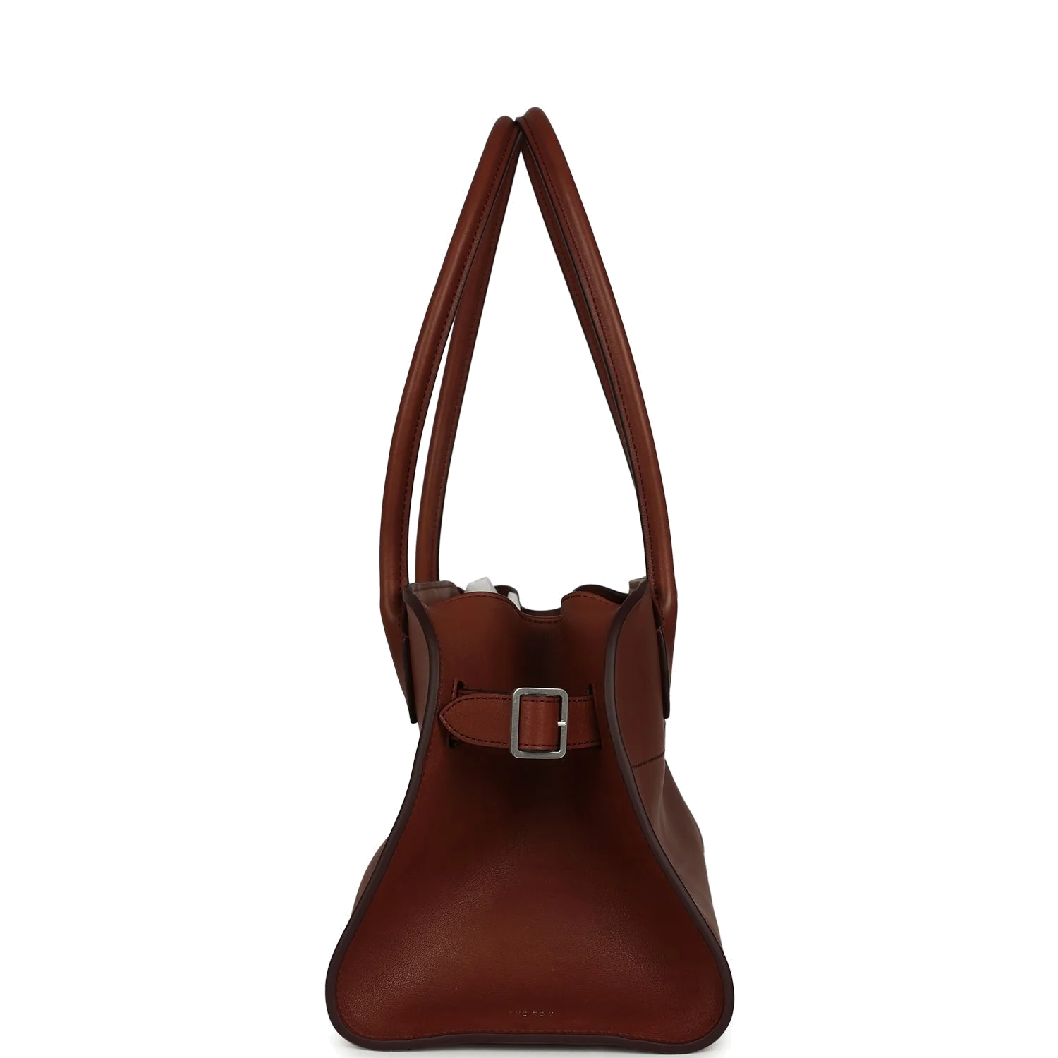 The Row Margaux Shoulder 12 New Burgundy Saddle — фото 4