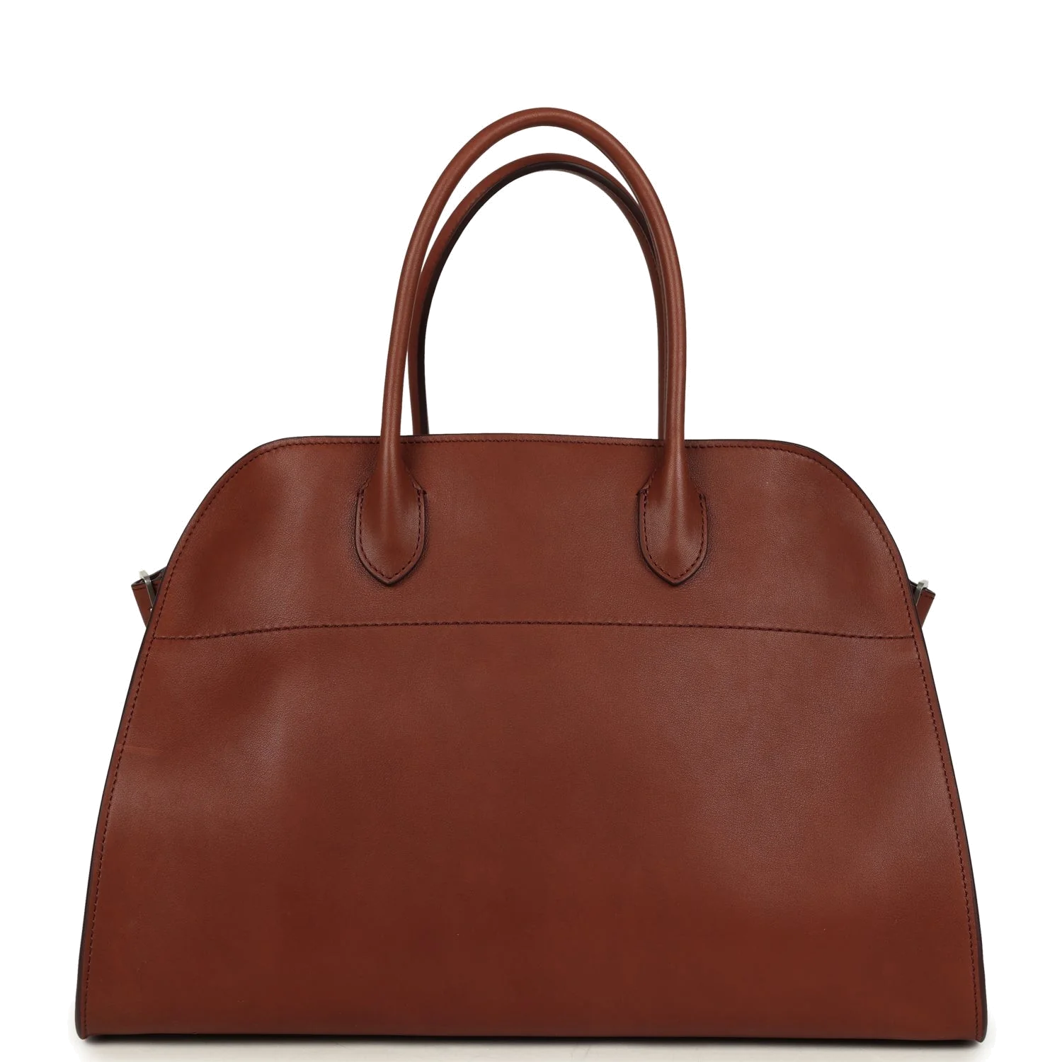 The Row Soft Margaux 15 New Burgundy Saddle