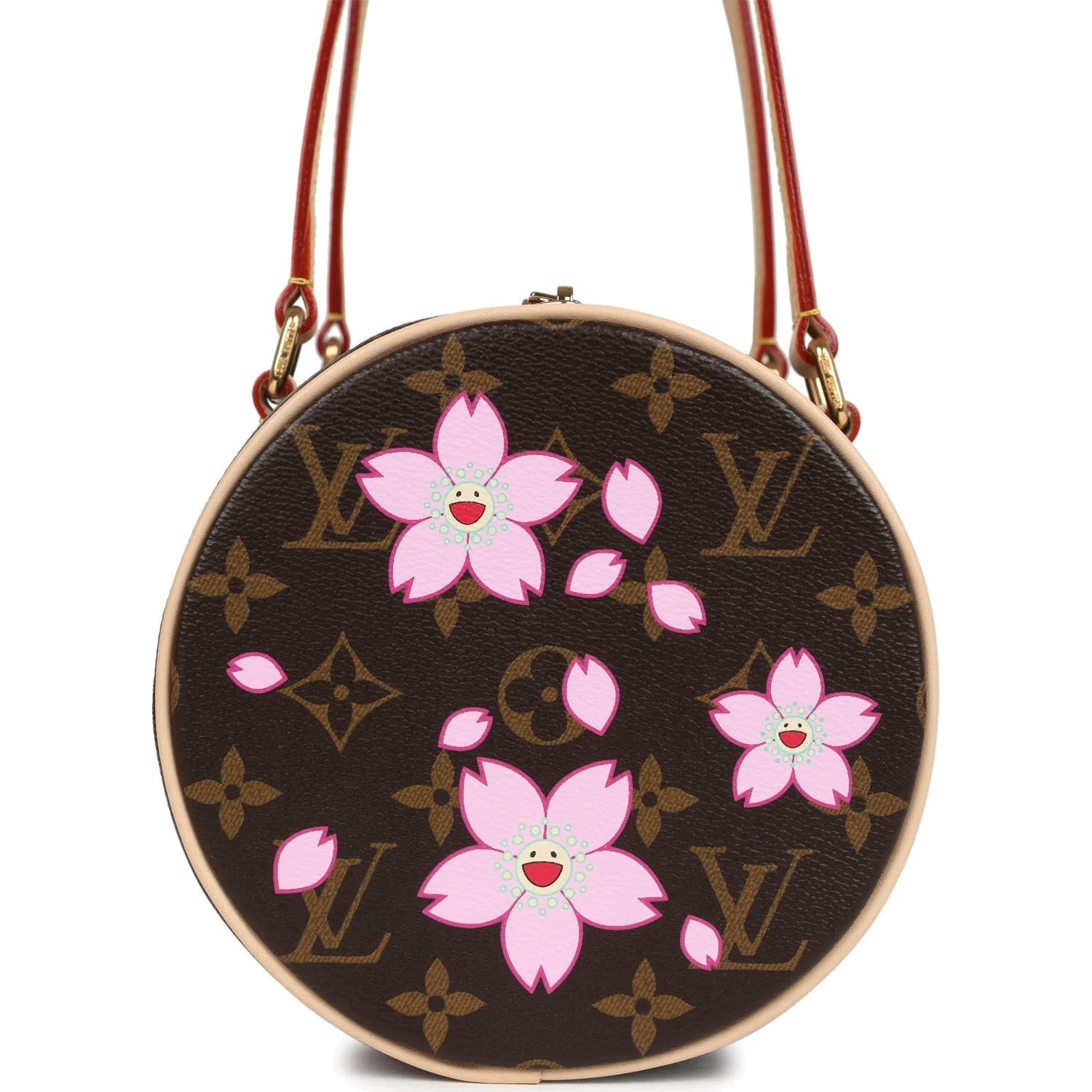 Louis Vuitton X Takashi Murakami Cherry Blossom Papillon Brown and Pink Monogram — фото 4