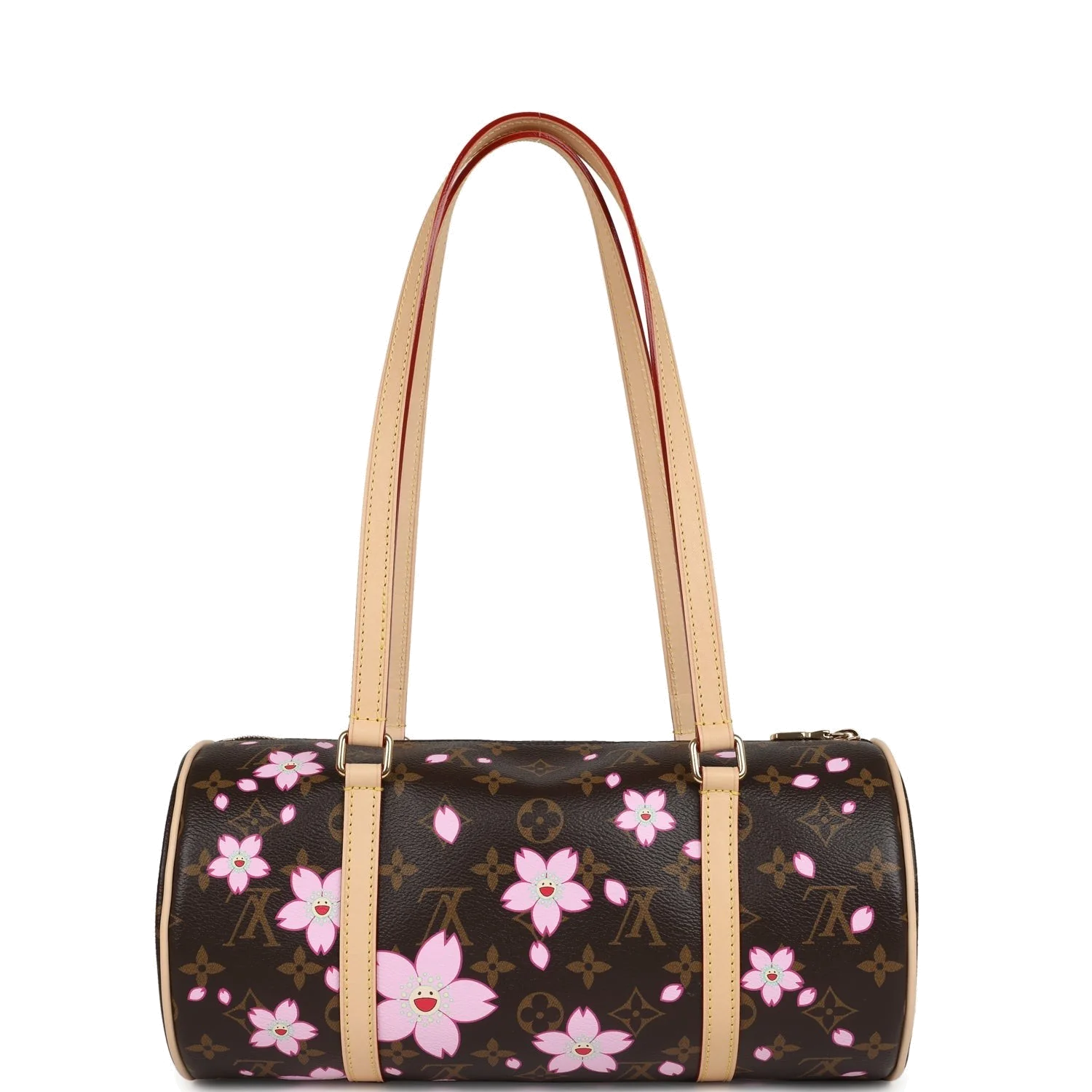 Louis Vuitton X Takashi Murakami Cherry Blossom Papillon Brown and Pink Monogram — фото 5