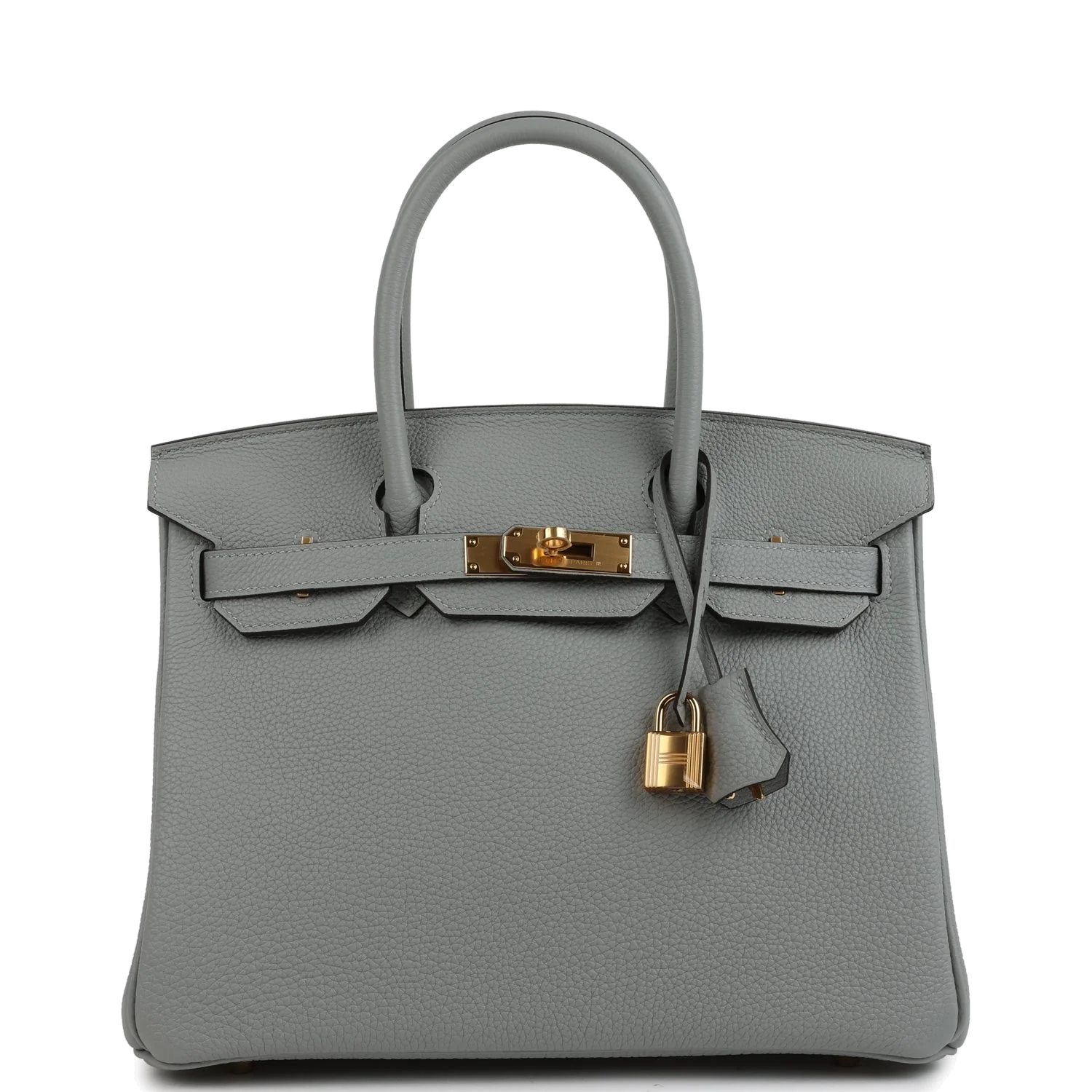 Hermes Birkin 30 Bleu Glacier Togo Gold Hardware