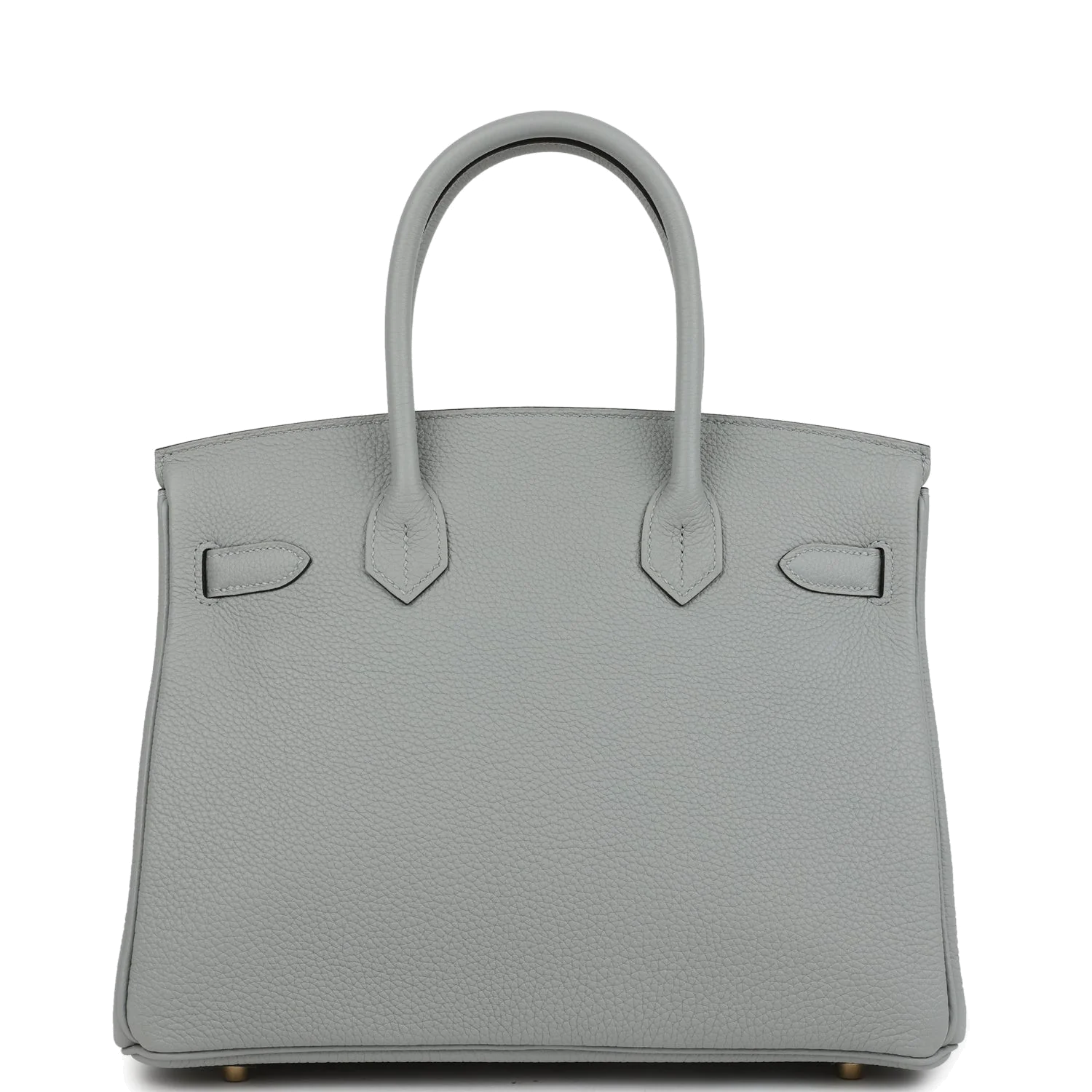 Hermes Birkin 30 Bleu Glacier Togo Gold Hardware Синий ледник — фото 6