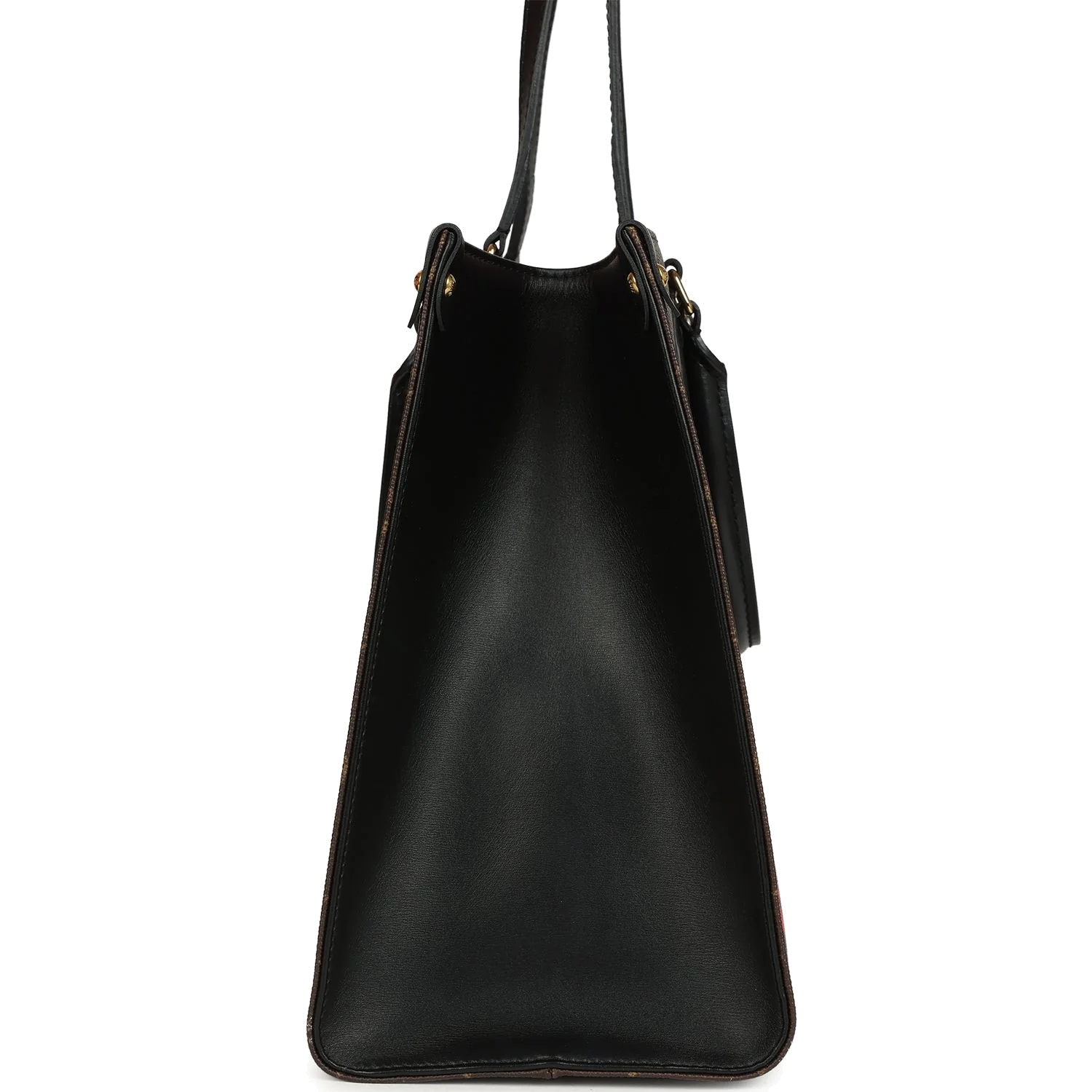 Louis Vuitton On The Go Fall In Love MM Tote Black, Red, Brown Monogram — фото 4