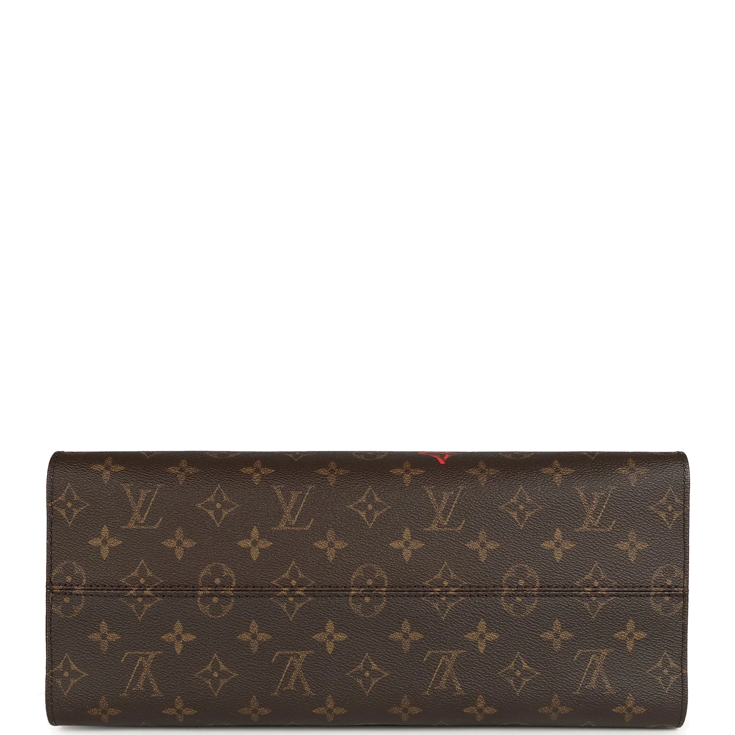 Louis Vuitton On The Go Fall In Love MM Tote Black, Red, Brown Monogram — фото 7